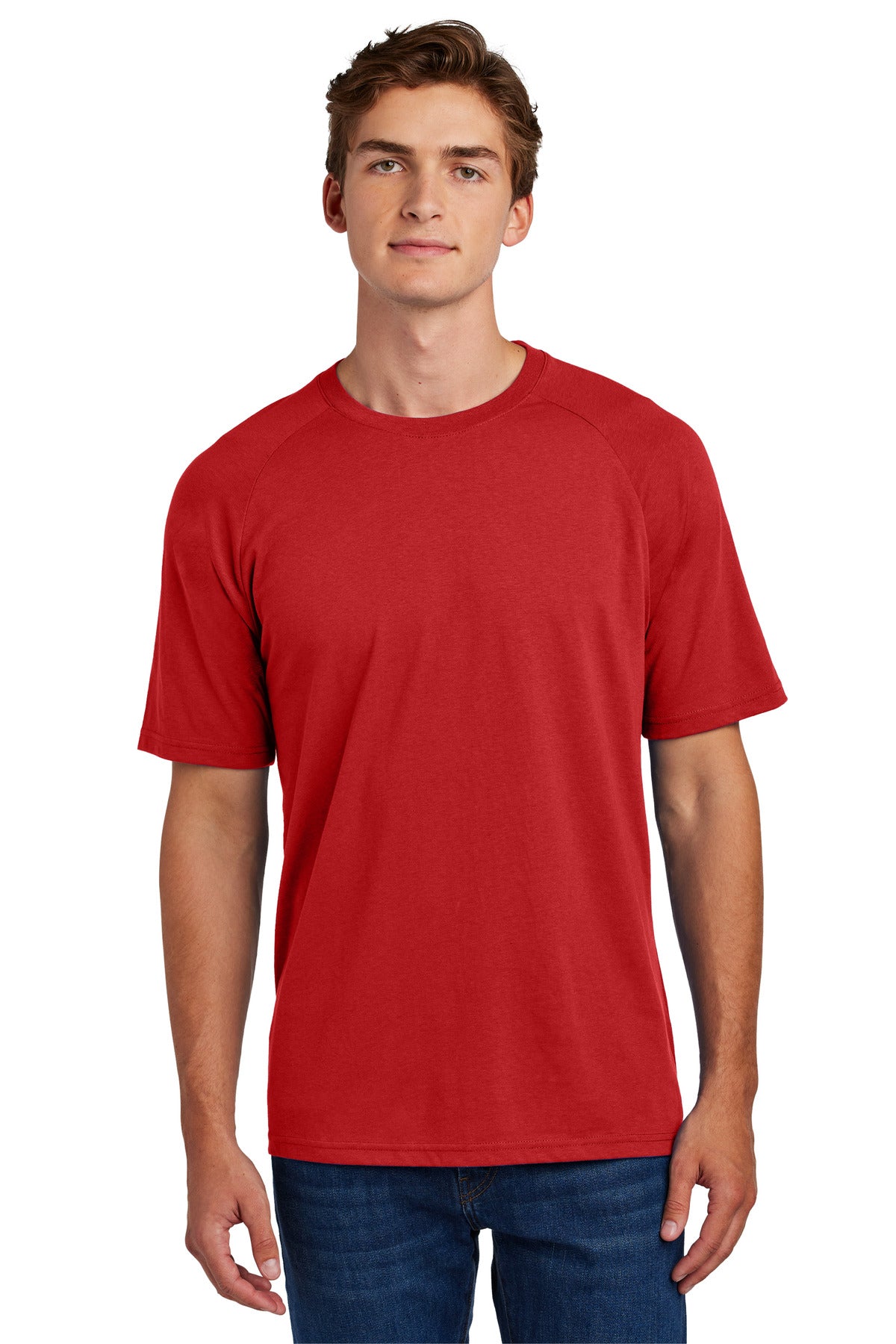 Custom Embroidery or DTF Print - Sport-Tek ®  Halftime Raglan Tee ST6040