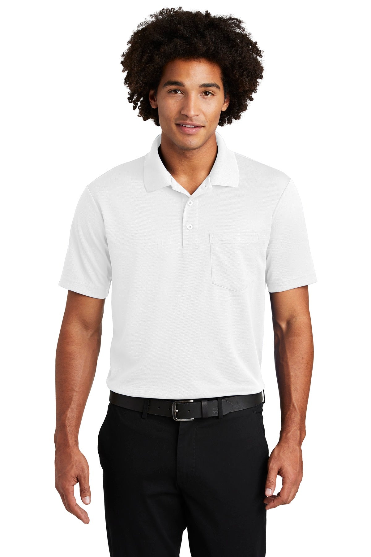 Custom Embroidered - Sport-Tek ® PosiCharge ® RacerMesh ® Pocket Polo. ST640P