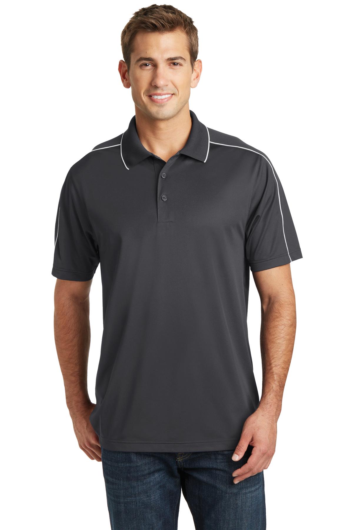 Custom Embroidered - Sport-Tek® Micropique Sport-Wick® Piped Polo. ST653