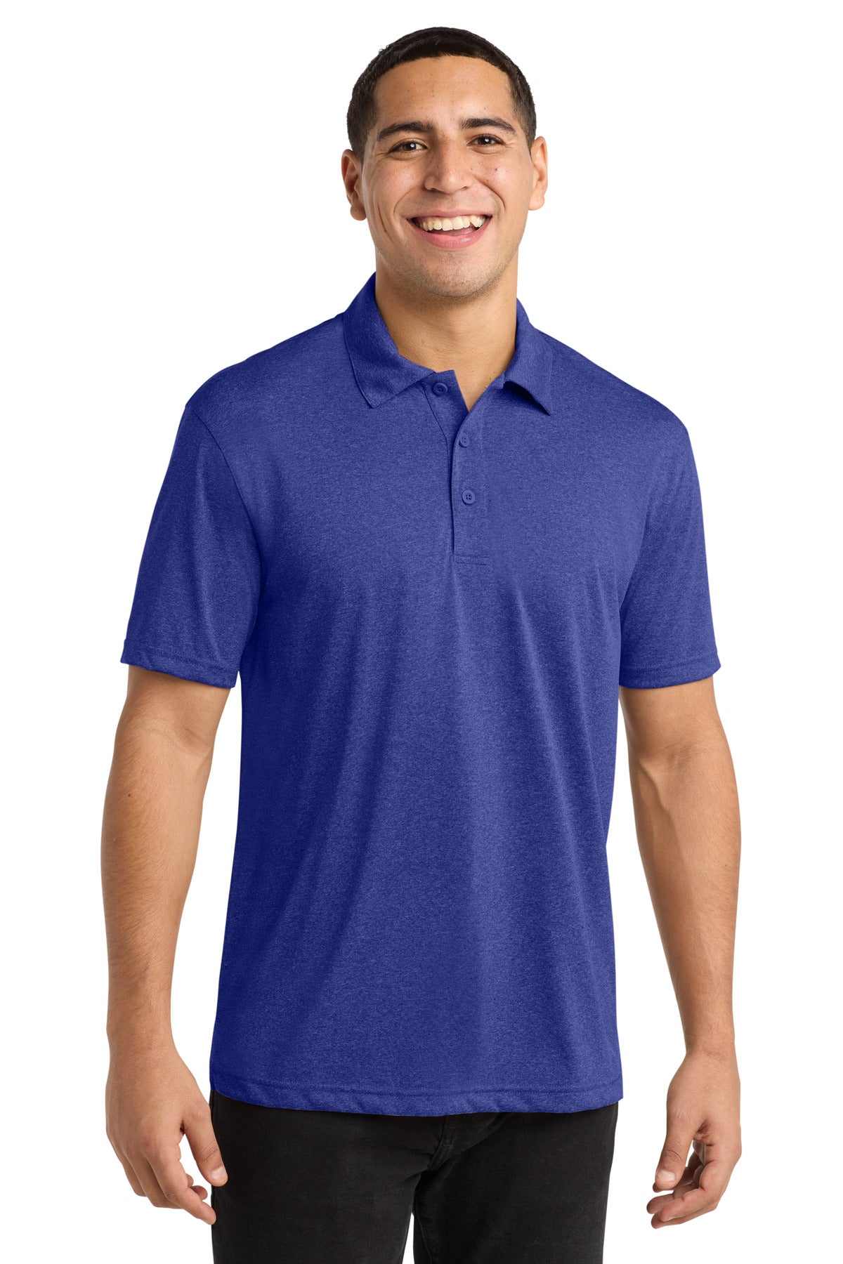 Custom Embroidery or DTF Print - Sport-Tek ®  Heather Contender™ Polo. ST660
