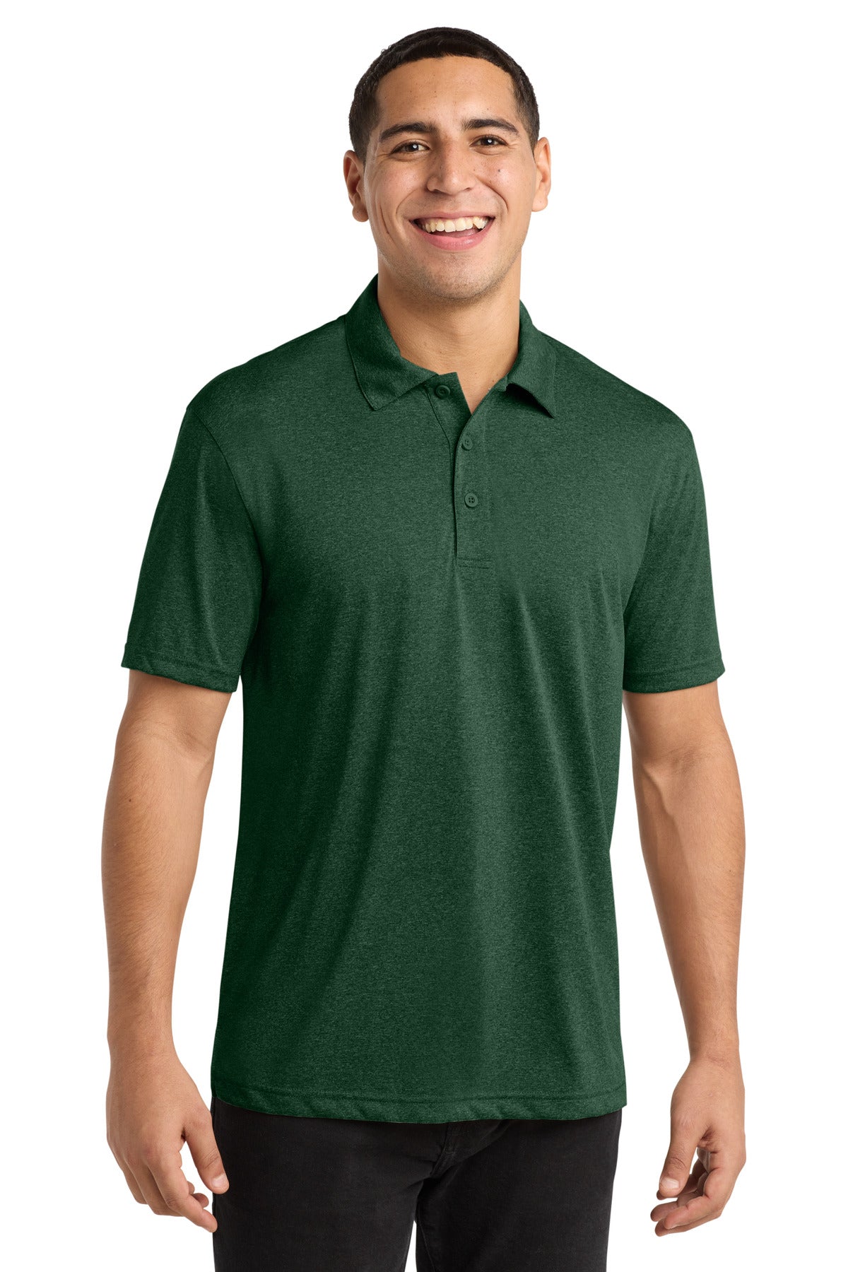Custom Embroidery or DTF Print - Sport-Tek ®  Heather Contender™ Polo. ST660