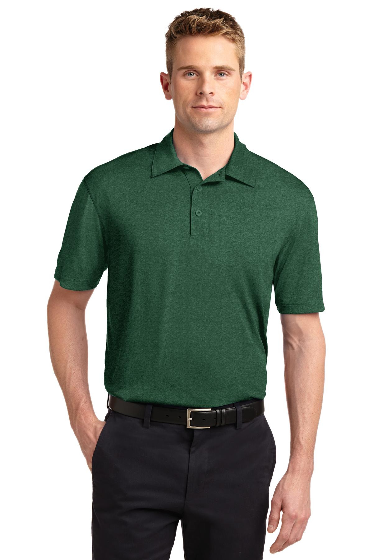 Custom Embroidered - Sport-Tek© Heather Contender© Polo. ST660