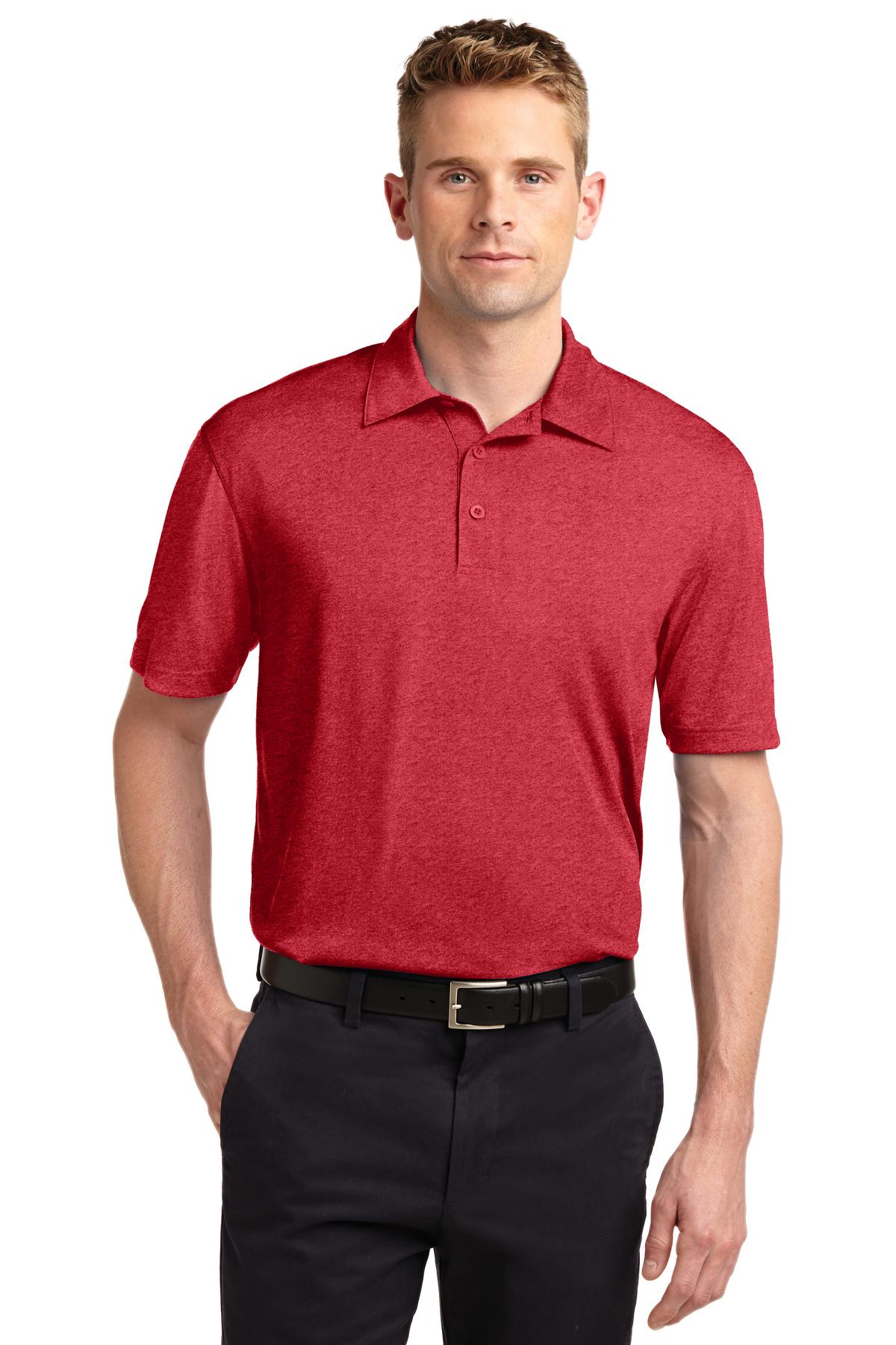 Custom Embroidered - Sport-Tek© Heather Contender© Polo. ST660