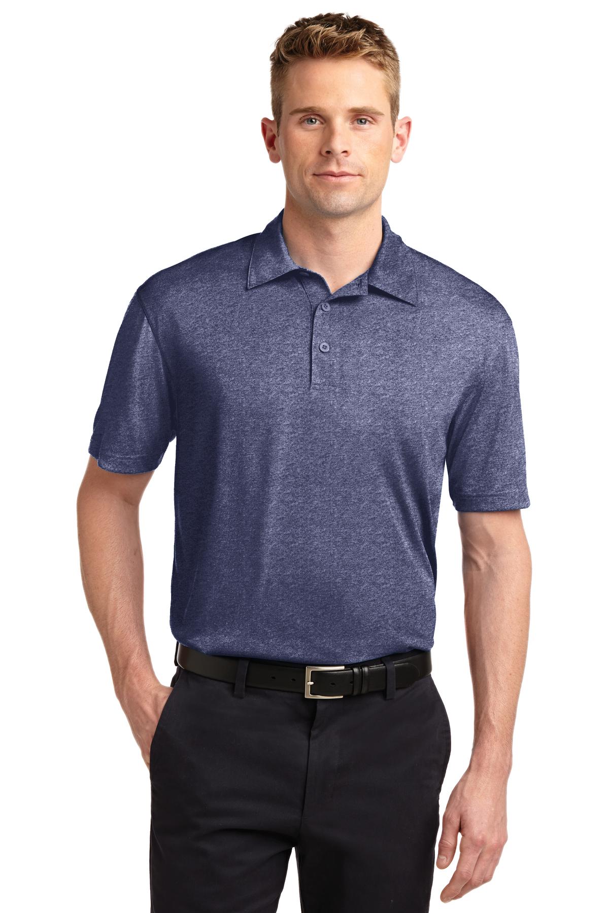 Custom Embroidered - Sport-Tek© Heather Contender© Polo. ST660