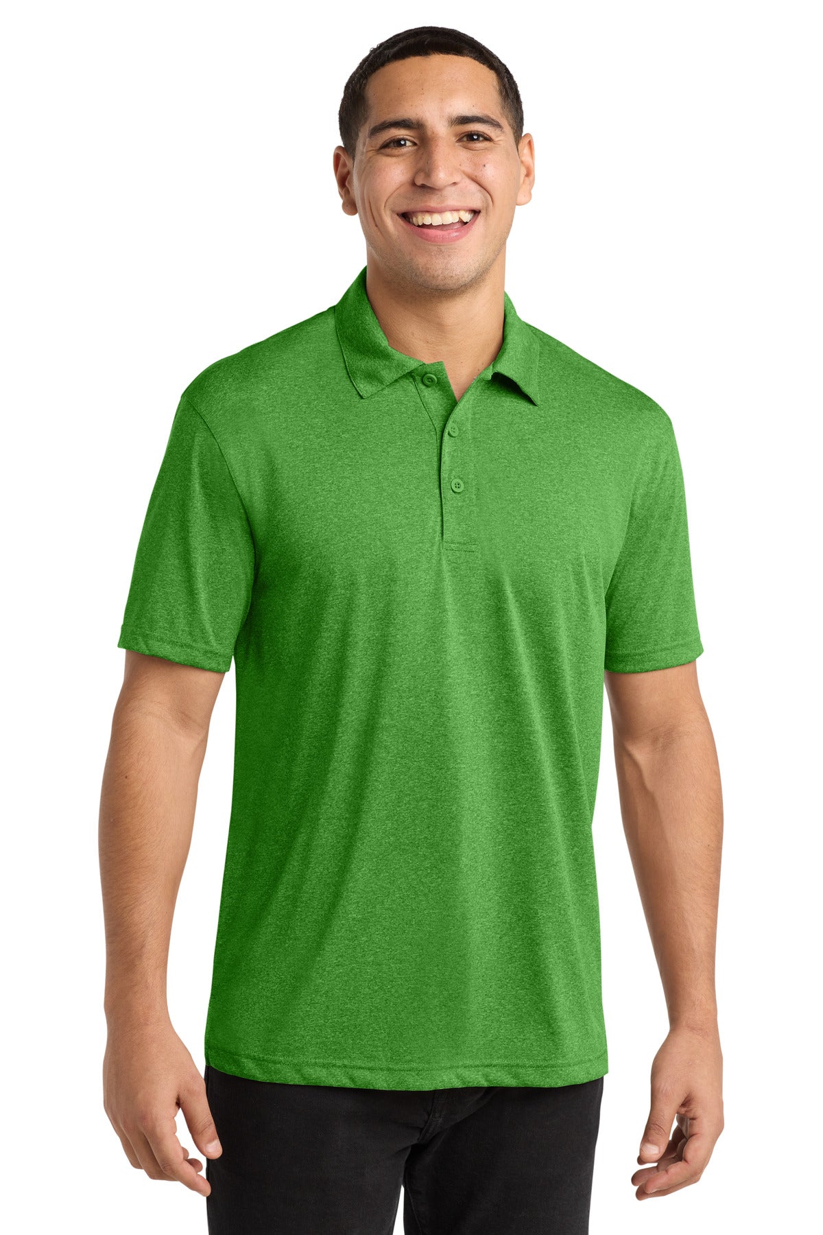 Custom Embroidery or DTF Print - Sport-Tek ®  Heather Contender™ Polo. ST660