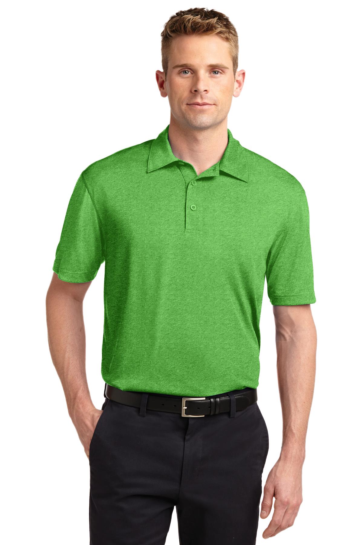 Custom Embroidered - Sport-Tek© Heather Contender© Polo. ST660