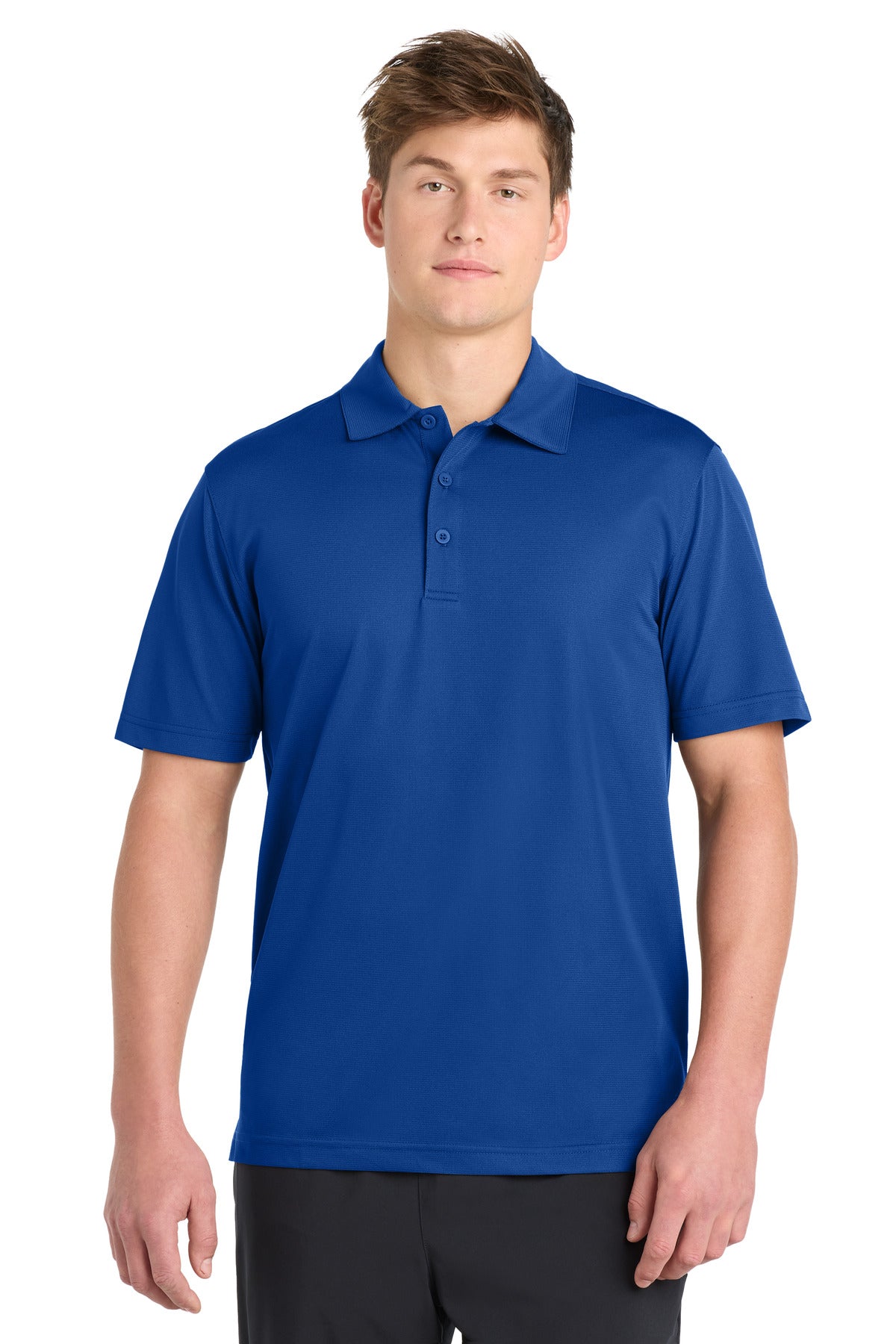 Custom Embroidery or DTF Print - Sport-Tek ®  PosiCharge ®  Active Textured Polo. ST690
