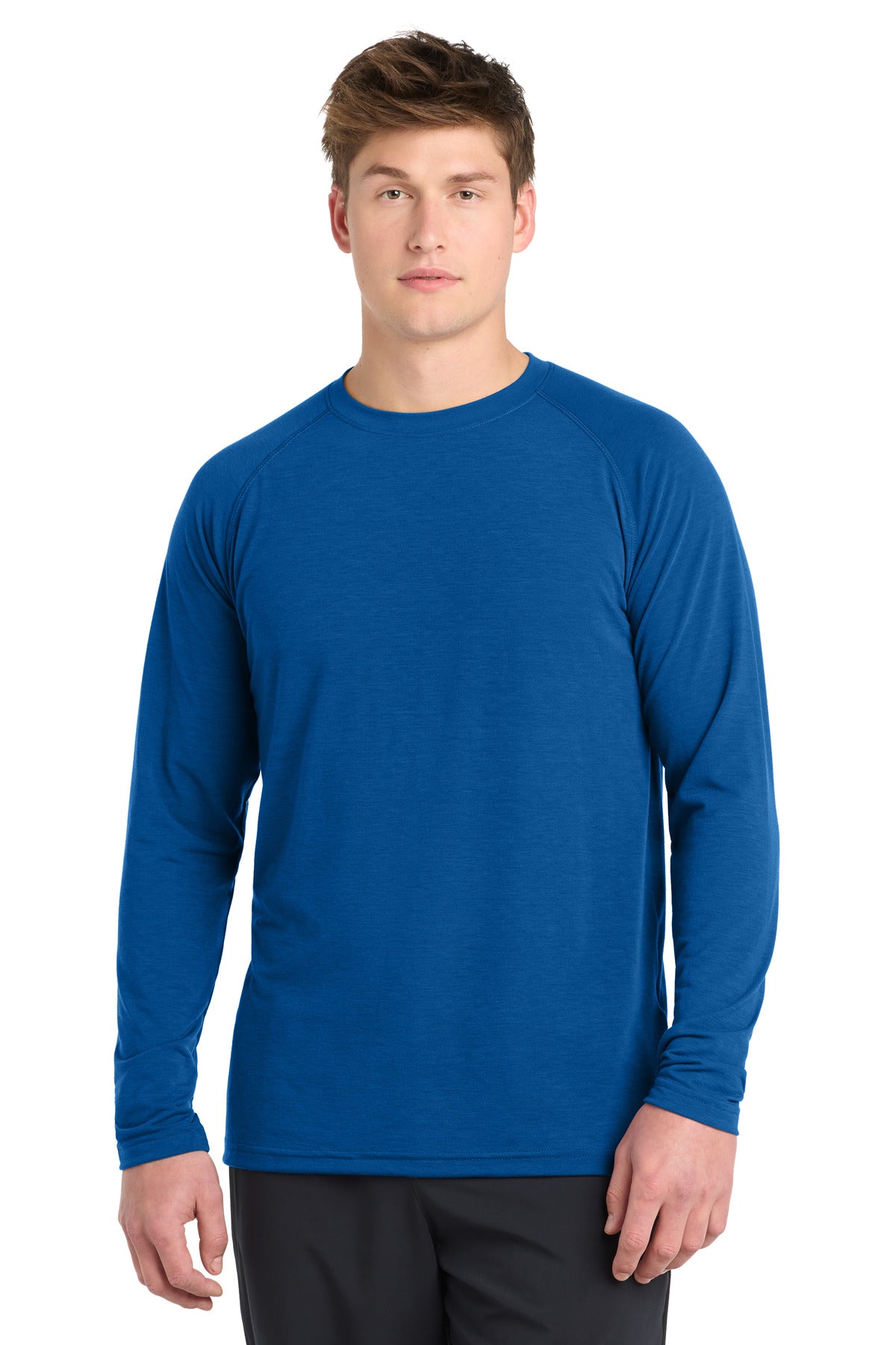 Custom Embroidery or DTF Print - Sport-Tek ®   Long Sleeve Ultimate Performance Crew. ST700LS