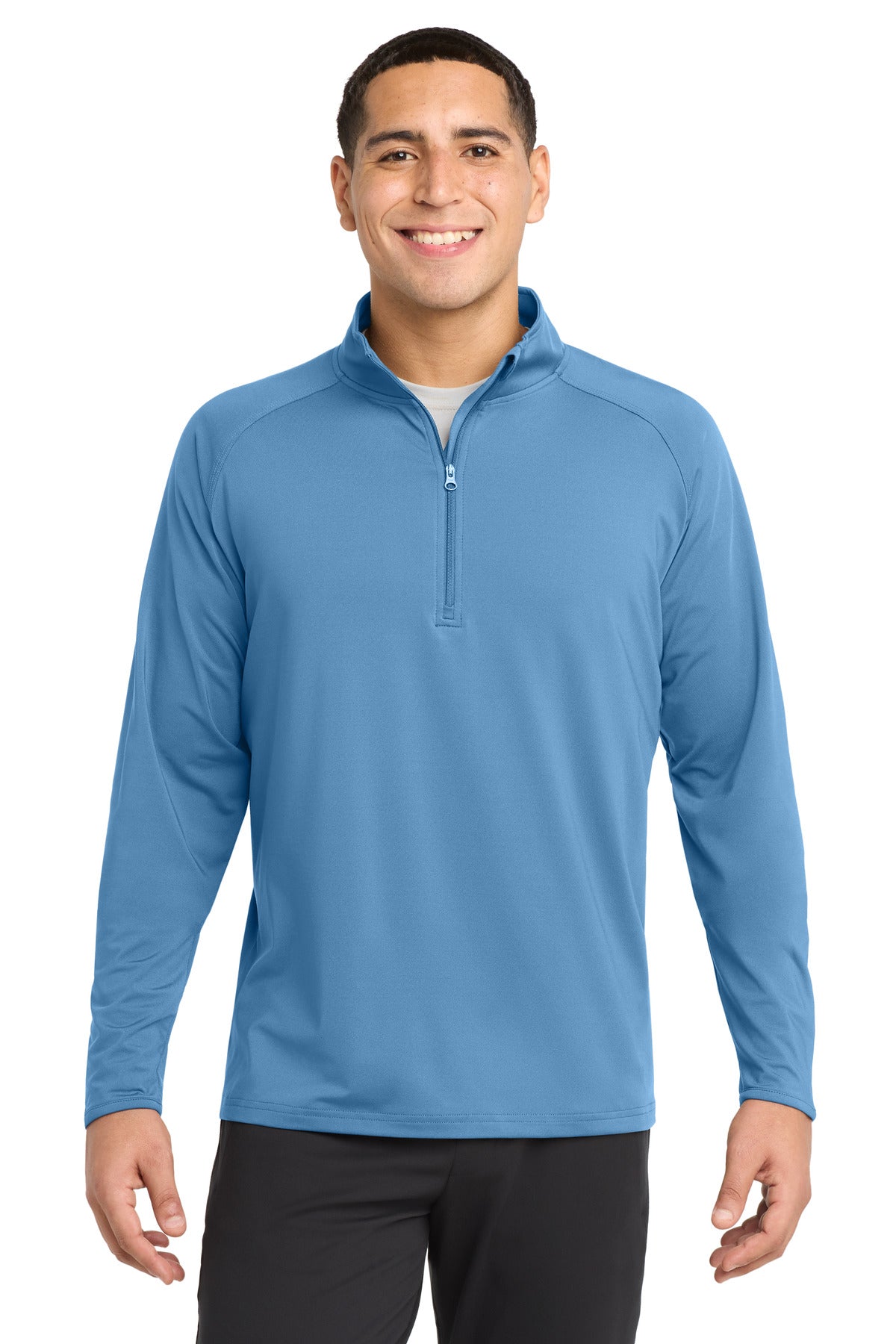 Custom Embroidery or DTF Print - Sport-Tek ®  Sport-Wick ®  Stretch 1/4-Zip Pullover. ST850