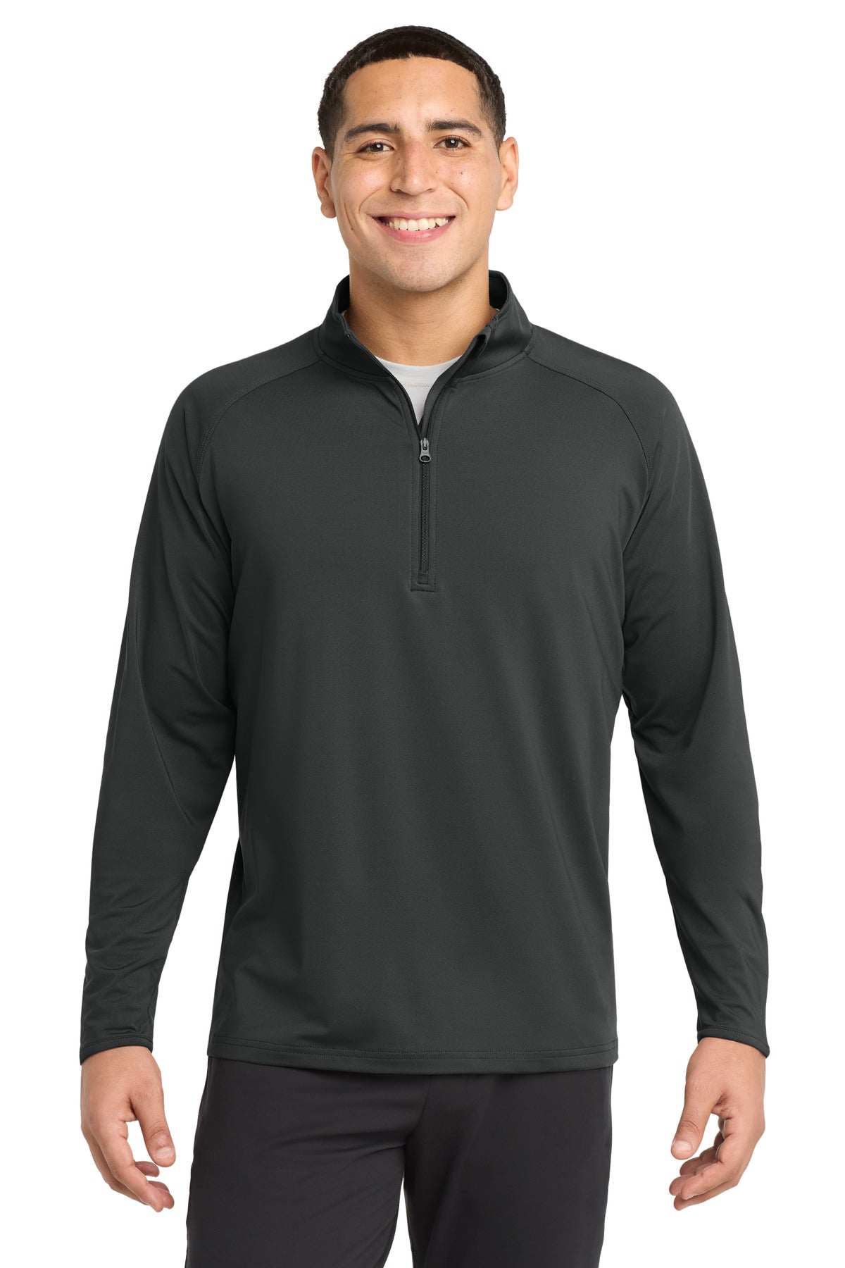 Custom Embroidery or DTF Print - Sport-Tek ®  Sport-Wick ®  Stretch 1/4-Zip Pullover. ST850
