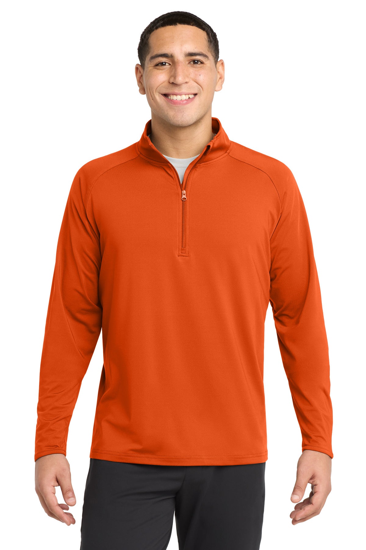 Custom Embroidery or DTF Print - Sport-Tek ®  Sport-Wick ®  Stretch 1/4-Zip Pullover. ST850