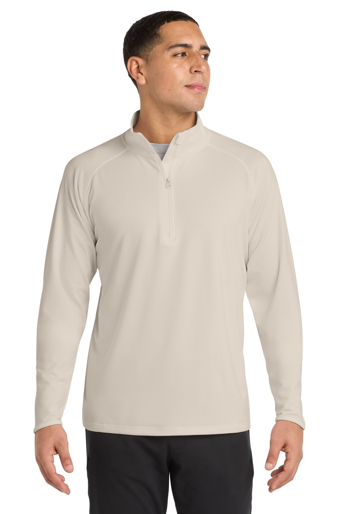 Custom Embroidery or DTF Print - Sport-Tek ®  Sport-Wick ®  Stretch 1/4-Zip Pullover. ST850