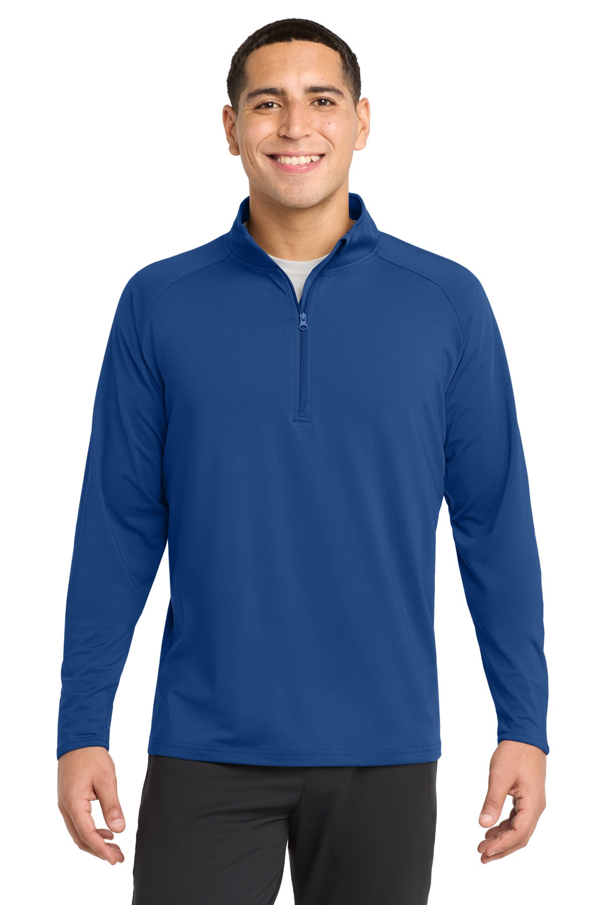 Custom Embroidery or DTF Print - Sport-Tek ®  Sport-Wick ®  Stretch 1/4-Zip Pullover. ST850