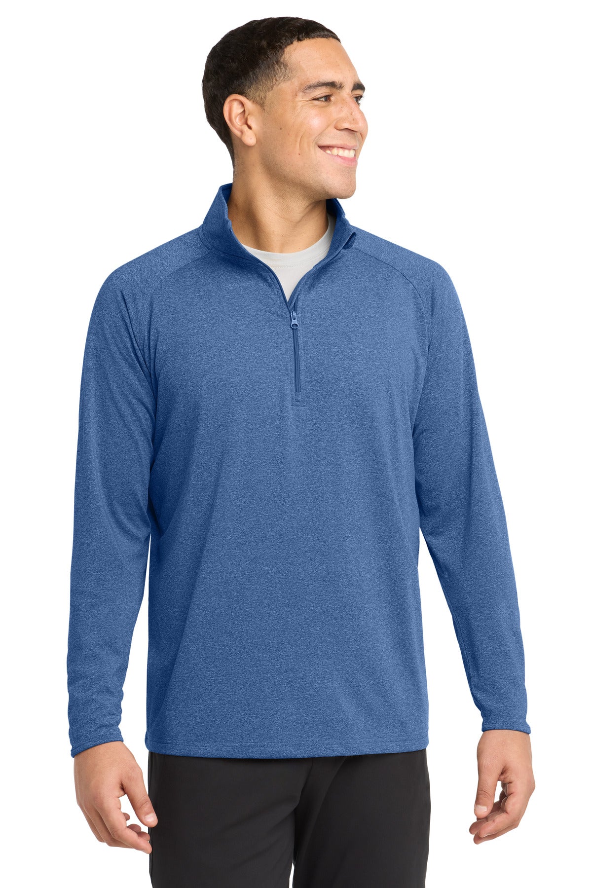 Custom Embroidery or DTF Print - Sport-Tek ®  Sport-Wick ®  Stretch 1/4-Zip Pullover. ST850