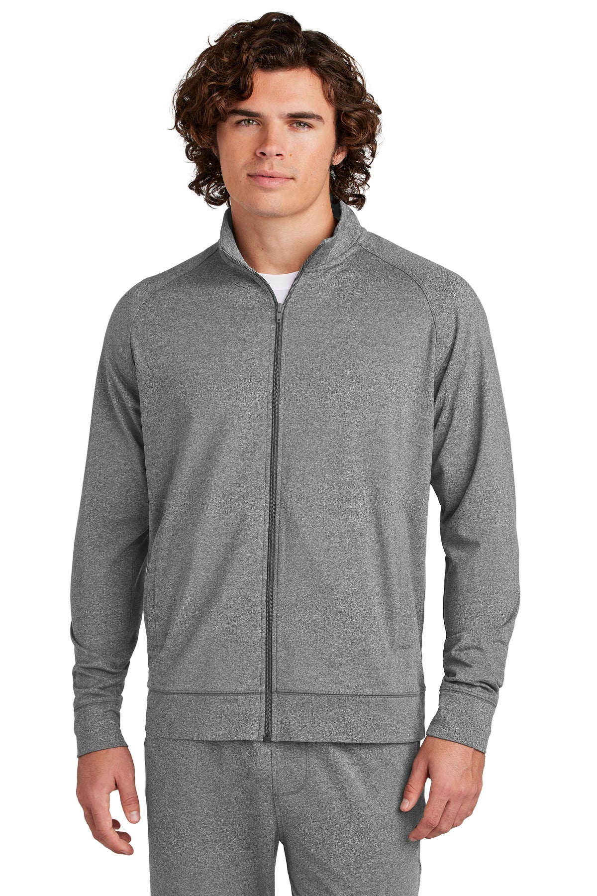 Custom Embroidered - Sport-Tek® Sport-Wick® Stretch Full-Zip Cadet Jacket ST857