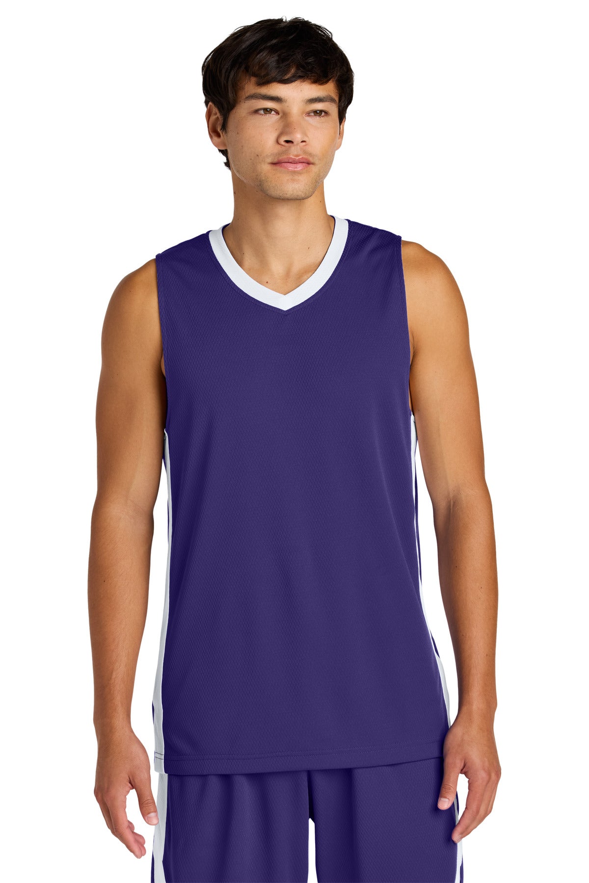 Custom Embroidery or DTF Print - Sport-Tek ®  Rival Basketball Rev Jersey ST900