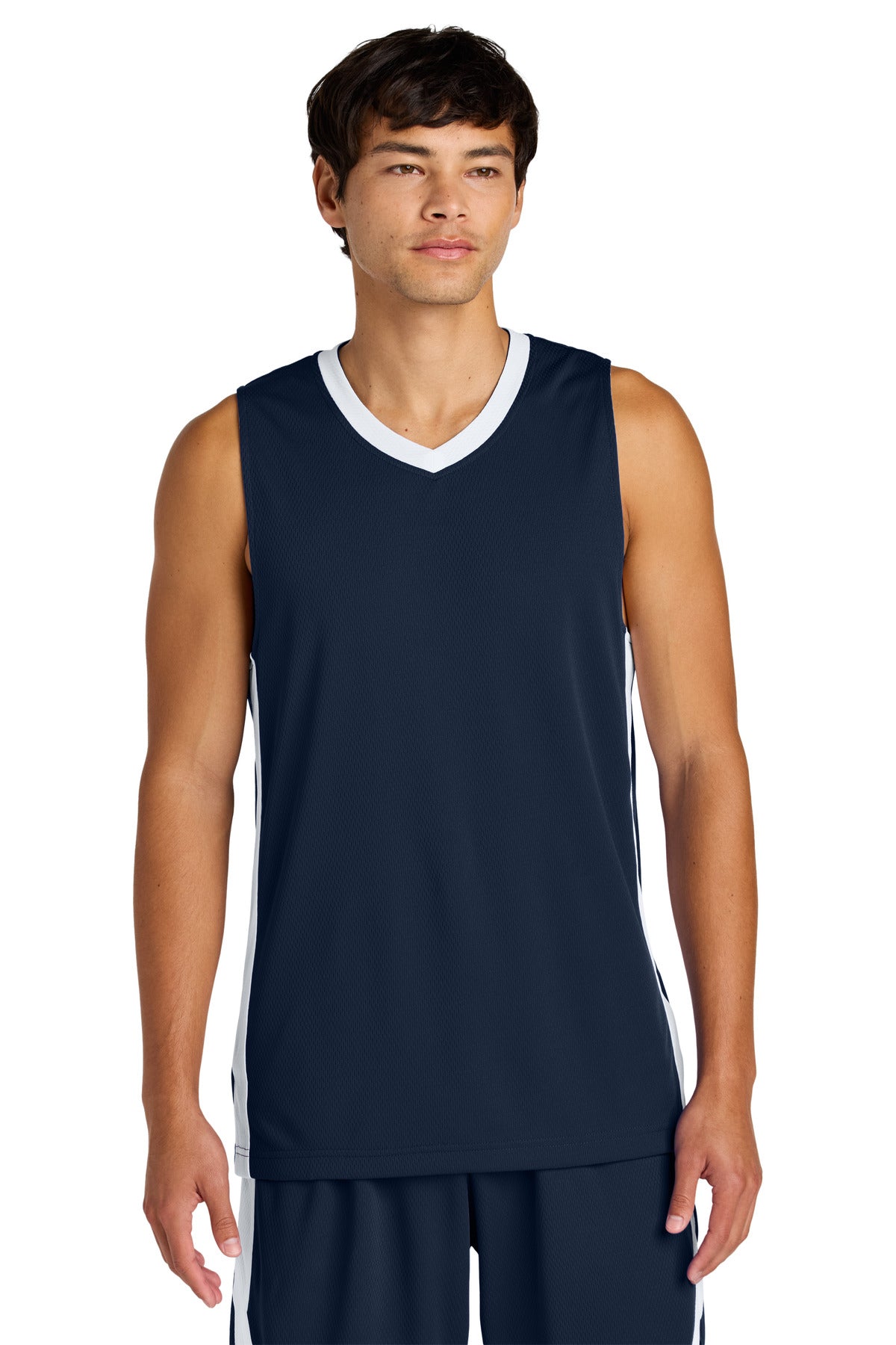Custom Embroidery or DTF Print - Sport-Tek ®  Rival Basketball Rev Jersey ST900