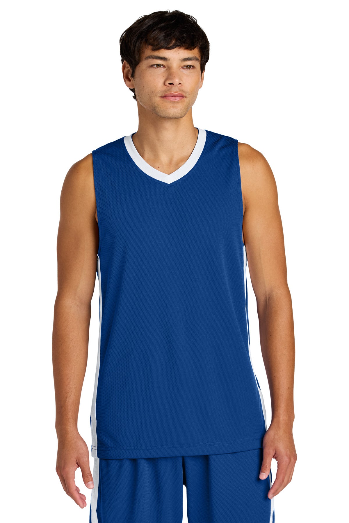 Custom Embroidery or DTF Print - Sport-Tek ®  Rival Basketball Rev Jersey ST900