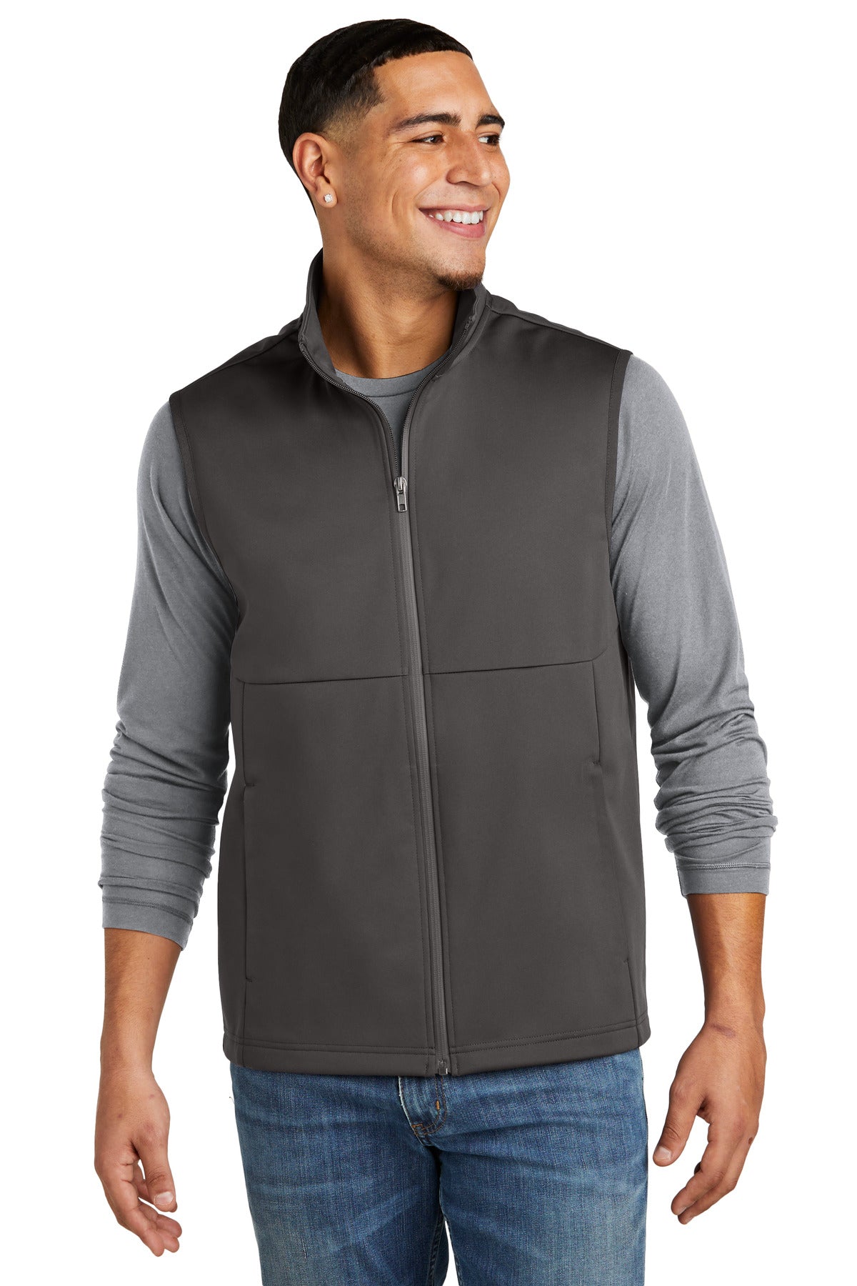 Custom Embroidery or DTF Print - Sport-Tek ®  Soft Shell Vest ST981