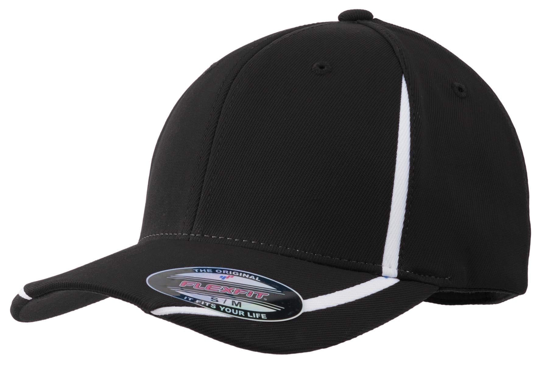 Custom Embroidered - Sport-Tek® Flexfit® Performance Colorblock Cap. STC16