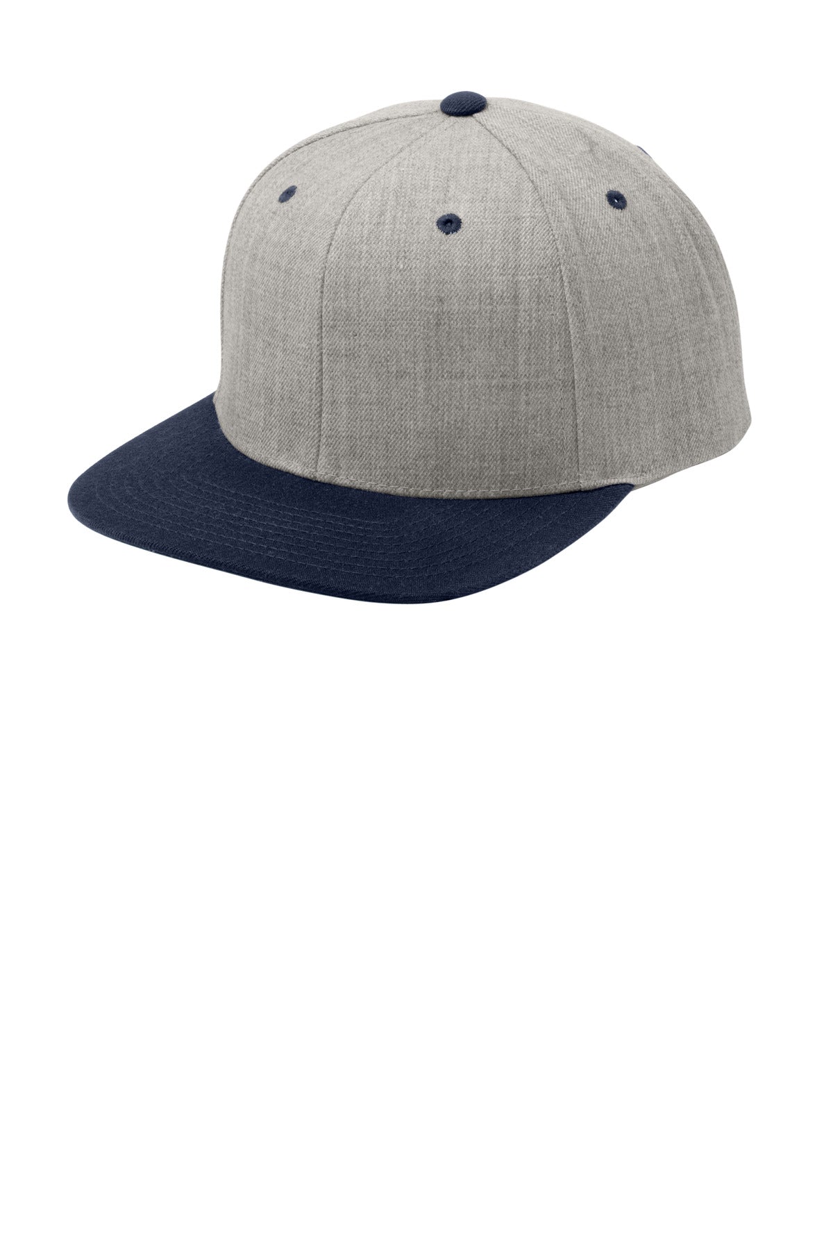 Custom Embroidery or DTF Print - Sport-Tek ®  YP Classics ®  Flat Bill Snapback Cap. STC19