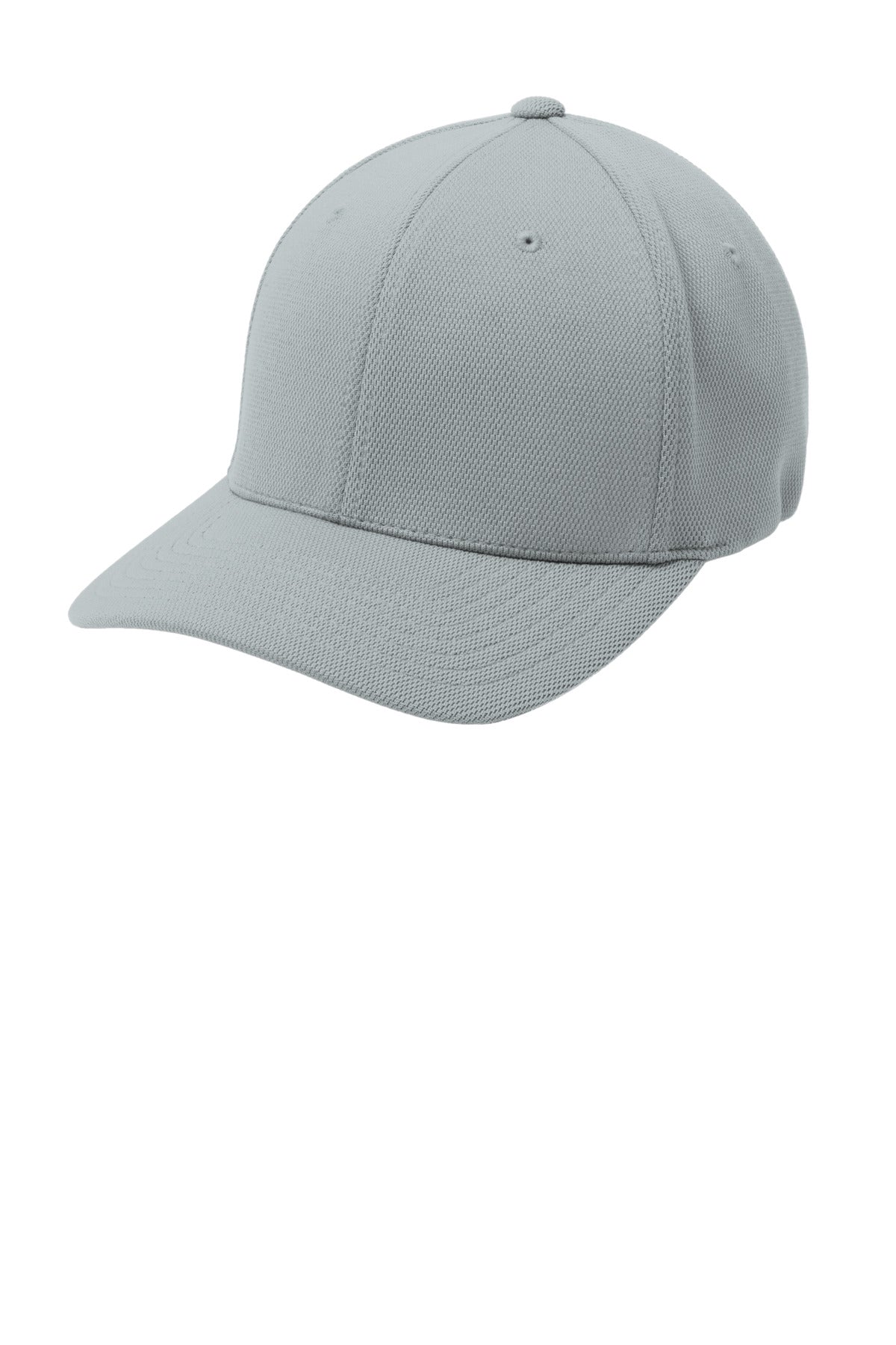 Custom Embroidery or DTF Print - Sport-Tek ®  Flexfit ®  Cool & Dry Poly Block Mesh Cap. STC22
