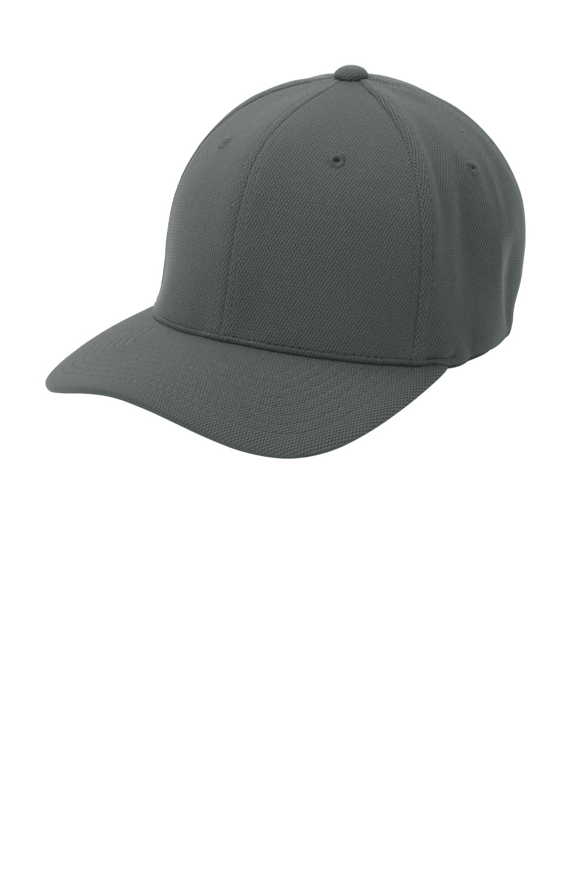 Custom Embroidery or DTF Print - Sport-Tek ®  Flexfit ®  Cool & Dry Poly Block Mesh Cap. STC22