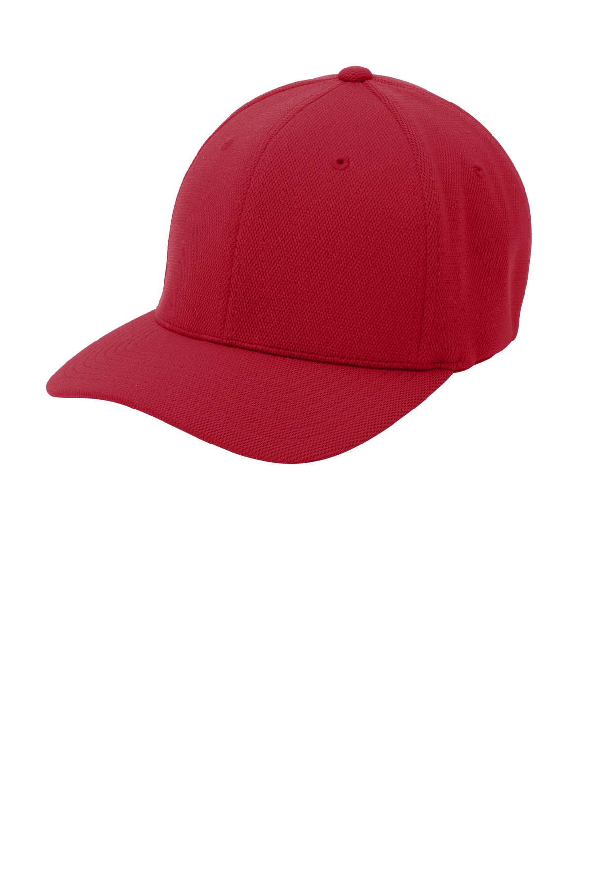 Custom Embroidery or DTF Print - Sport-Tek ®  Flexfit ®  Cool & Dry Poly Block Mesh Cap. STC22