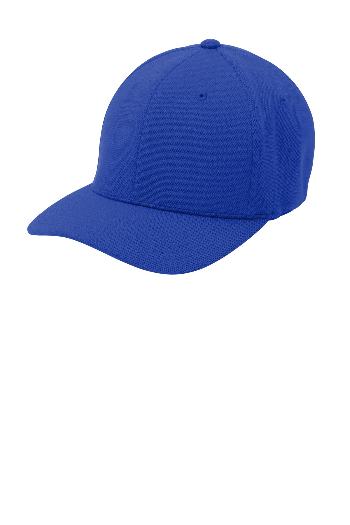 Custom Embroidery or DTF Print - Sport-Tek ®  Flexfit ®  Cool & Dry Poly Block Mesh Cap. STC22
