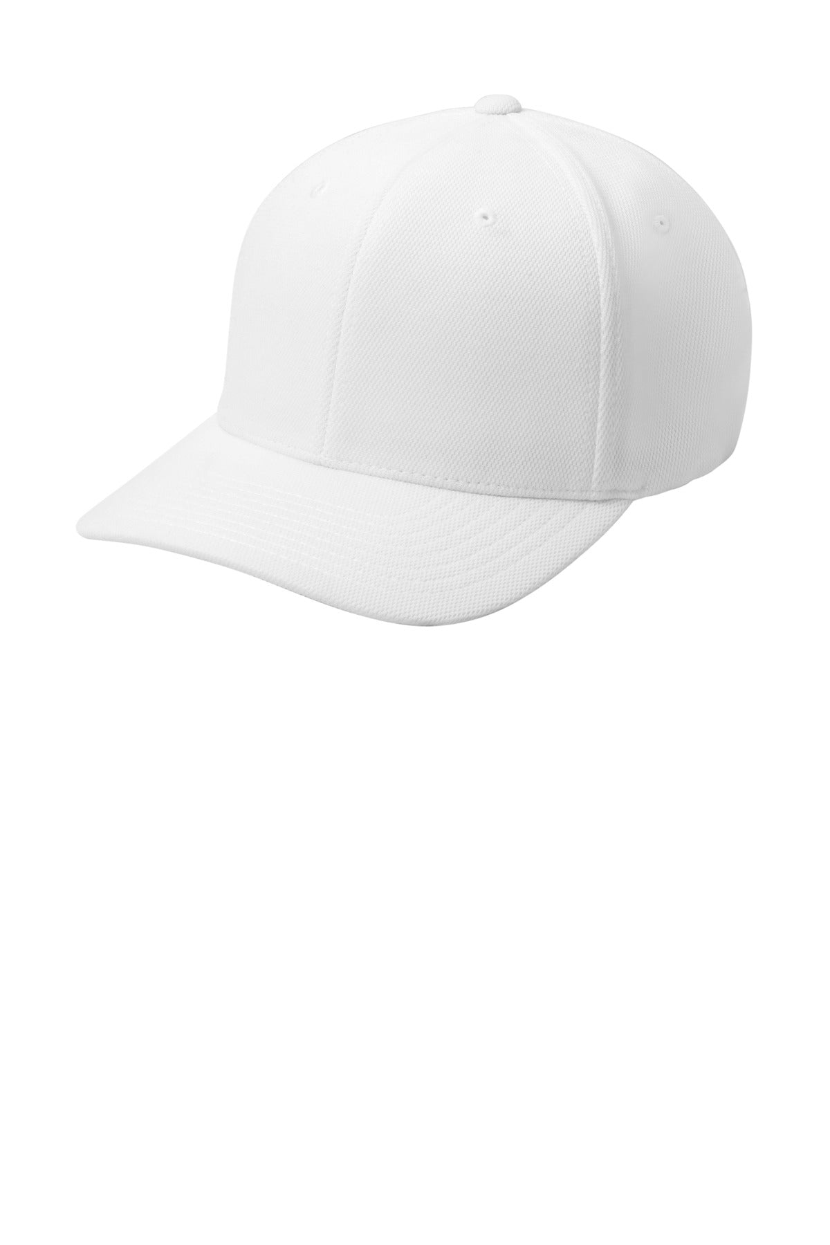 Custom Embroidery or DTF Print - Sport-Tek ®  Flexfit ®  Cool & Dry Poly Block Mesh Cap. STC22
