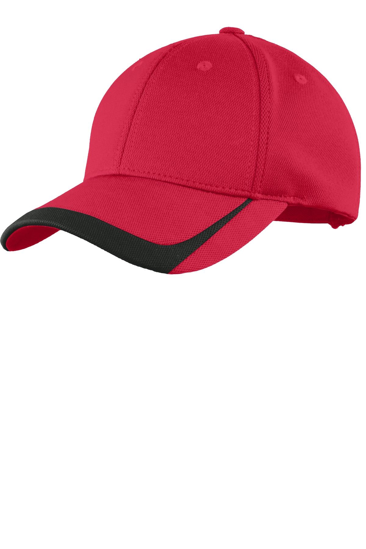 Custom Embroidery or DTF Print - Sport-Tek ®  Pique Colorblock Cap. STC24