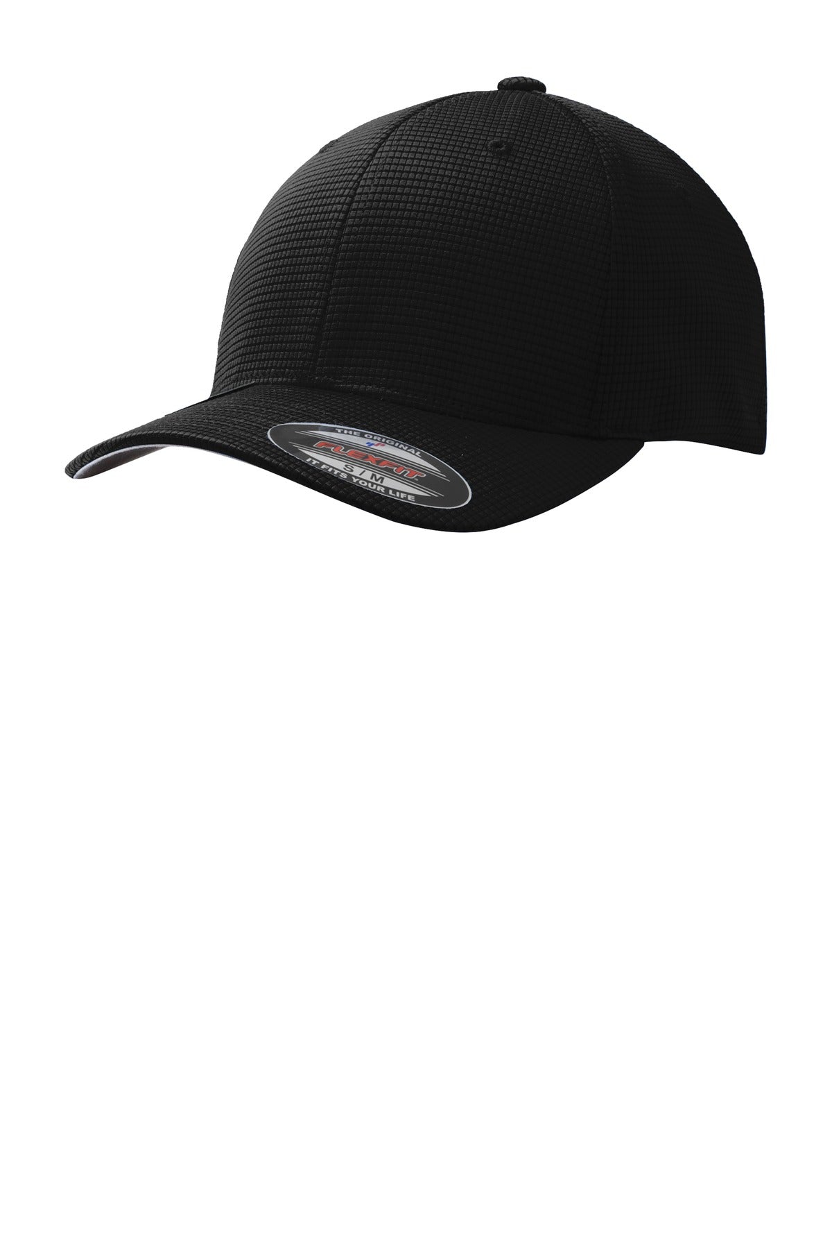 Custom Embroidered - Sport-Tek® Flexfit® Grid Texture Cap. STC33