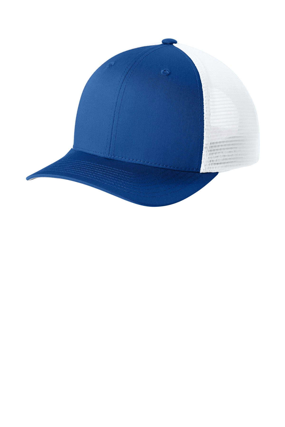 Custom Embroidery or DTF Print - Sport-Tek ®  Stretch-Tek Snapback Trucker Cap STC74