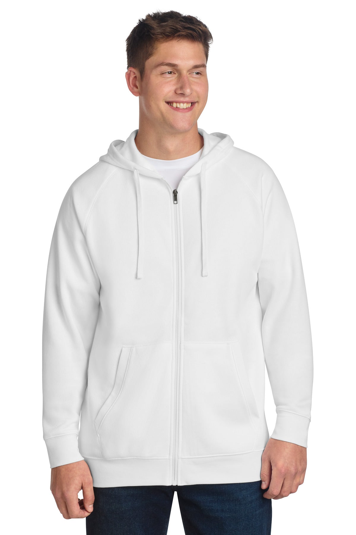 Custom Embroidered or DTF Print on Sport-Tek ®  Drive Fleece Hooded Full-Zip STF201