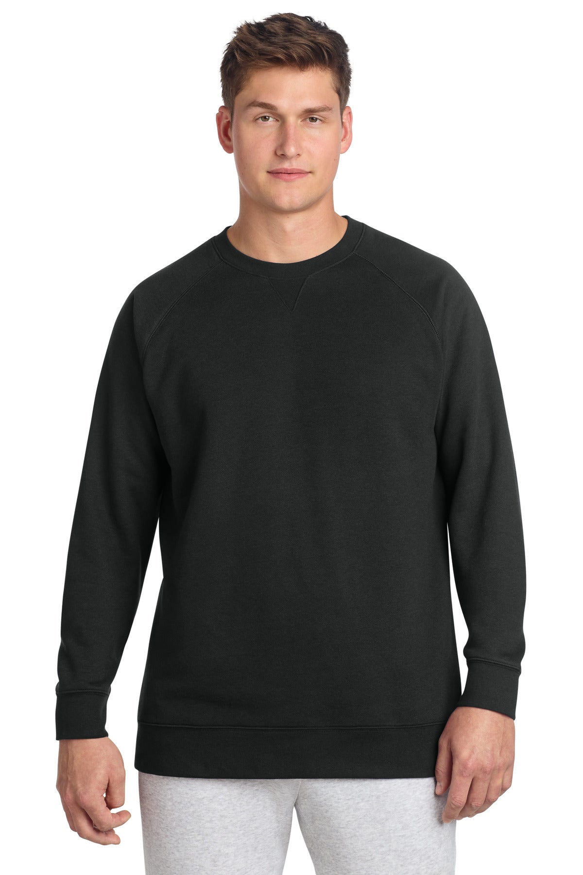Custom Embroidery or DTF Print - Sport-Tek ®  Drive Fleece Crewneck STF203