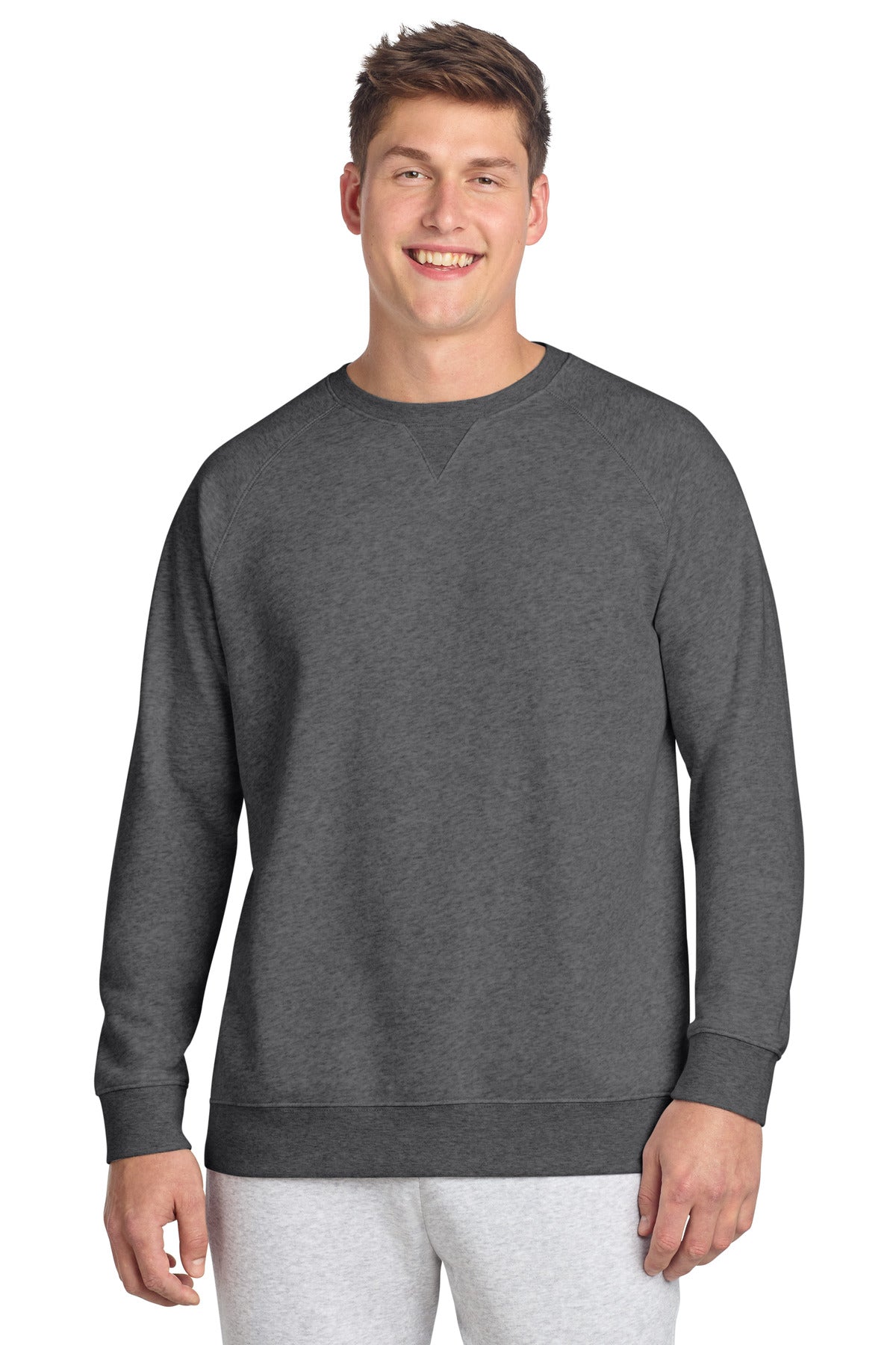 Custom Embroidery or DTF Print - Sport-Tek ®  Drive Fleece Crewneck STF203