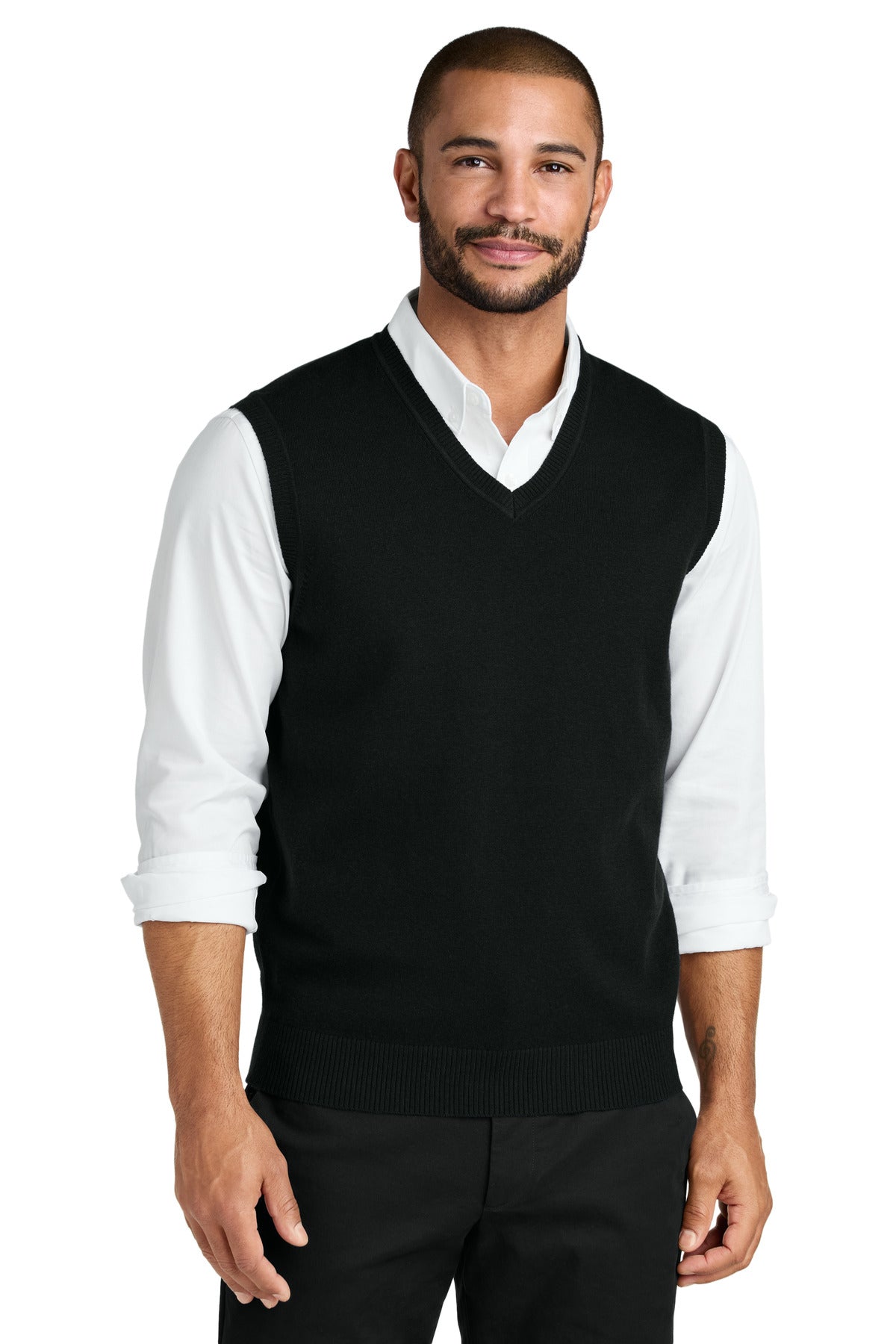 Custom Embroidery or DTF Print - Port Authority ®  Easy Care Sweater Vest SW2860