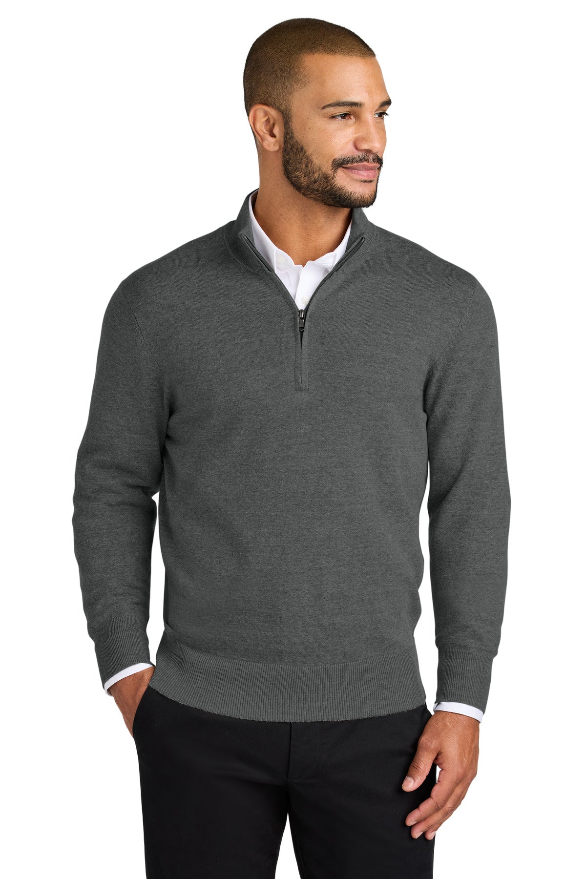 Custom Embroidery or DTF Print - Port Authority ®  Easy Care 1/4-Zip Sweater SW2900