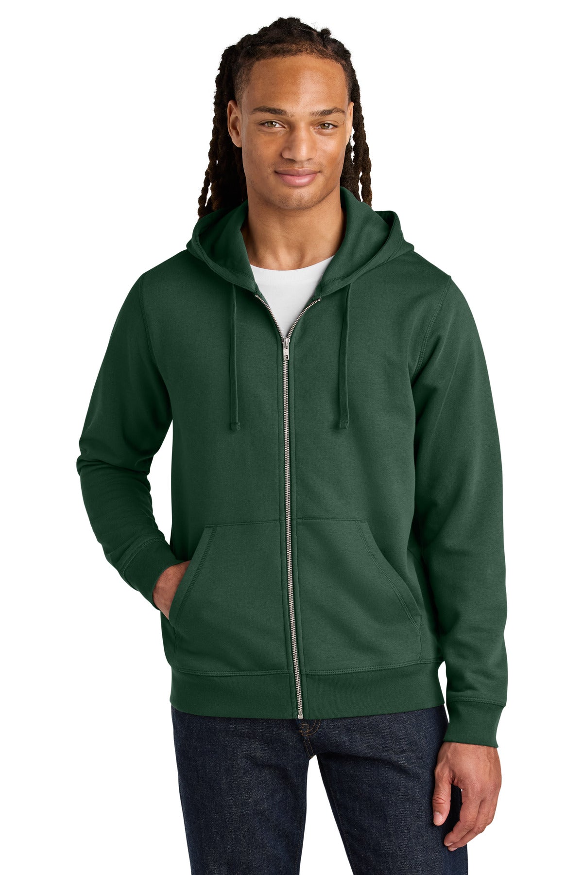 Custom Embroidery or DTF Print - Stanley/Stella ®  Unisex Mixer Full-Zip Hooded Sweatshirt SXU011