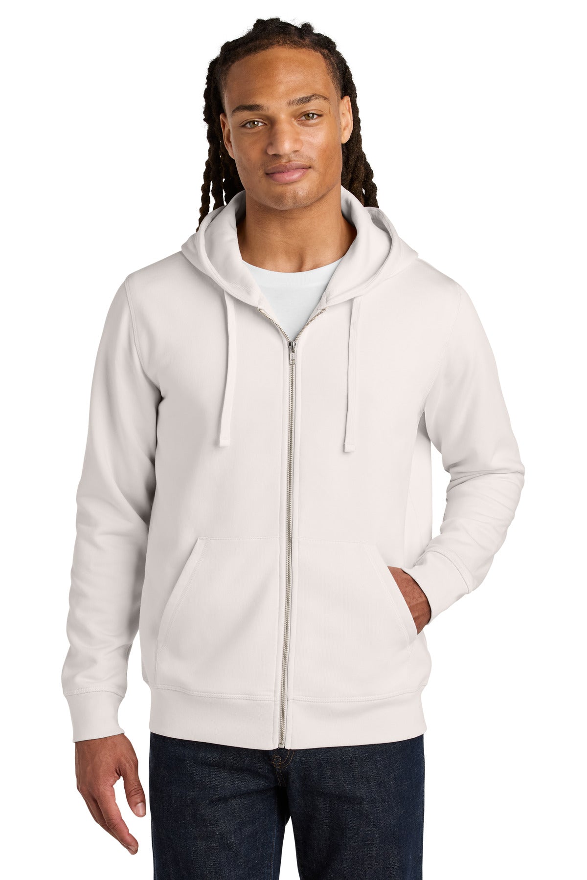 Custom Embroidery or DTF Print - Stanley/Stella ®  Unisex Mixer Full-Zip Hooded Sweatshirt SXU011