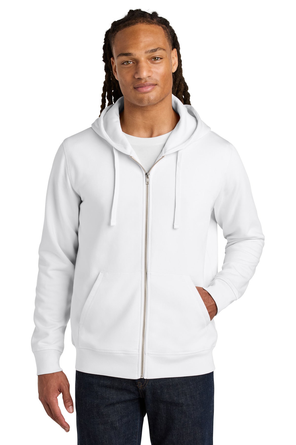Custom Embroidery or DTF Print - Stanley/Stella ®  Unisex Mixer Full-Zip Hooded Sweatshirt SXU011