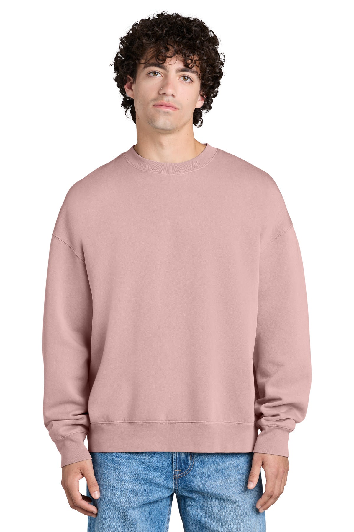 Custom Embroidery or DTF Print - Stanley/Stella ®  Unisex Easer Vintage Crewneck Sweatshirt SXU043