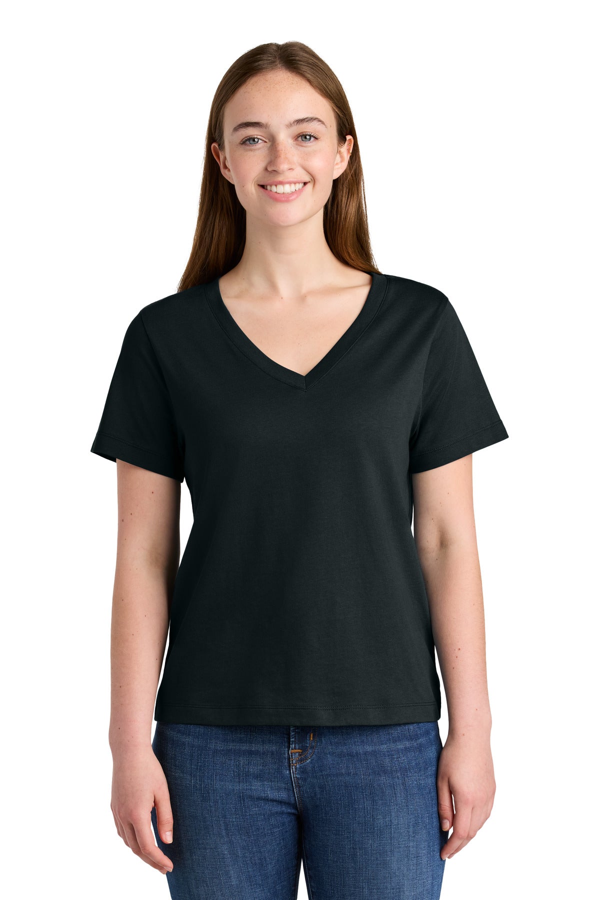 Custom Embroidery or DTF Print - Stanley/Stella ®  Women's Stella Isla V-Neck Tee SXW032