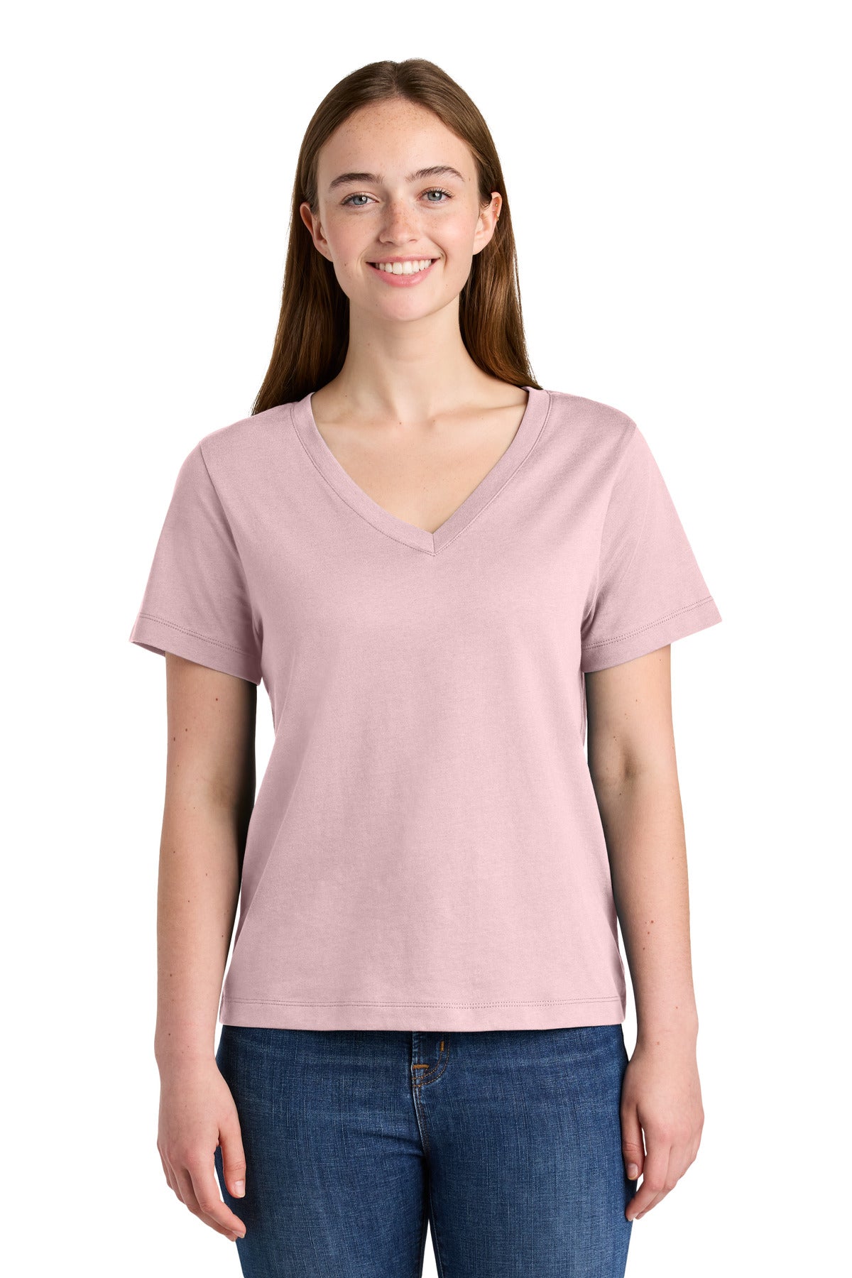 Custom Embroidery or DTF Print - Stanley/Stella ®  Women's Stella Isla V-Neck Tee SXW032