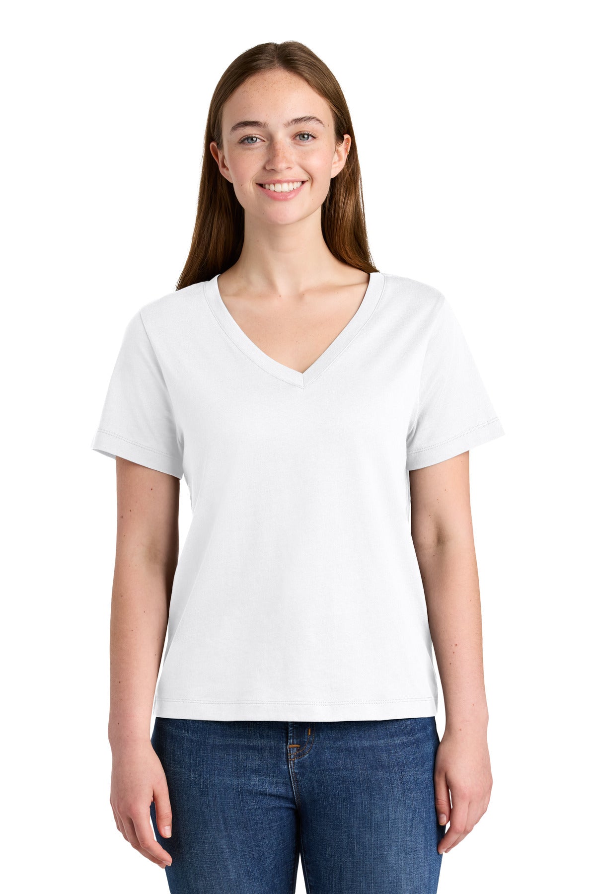 Custom Embroidery or DTF Print - Stanley/Stella ®  Women's Stella Isla V-Neck Tee SXW032