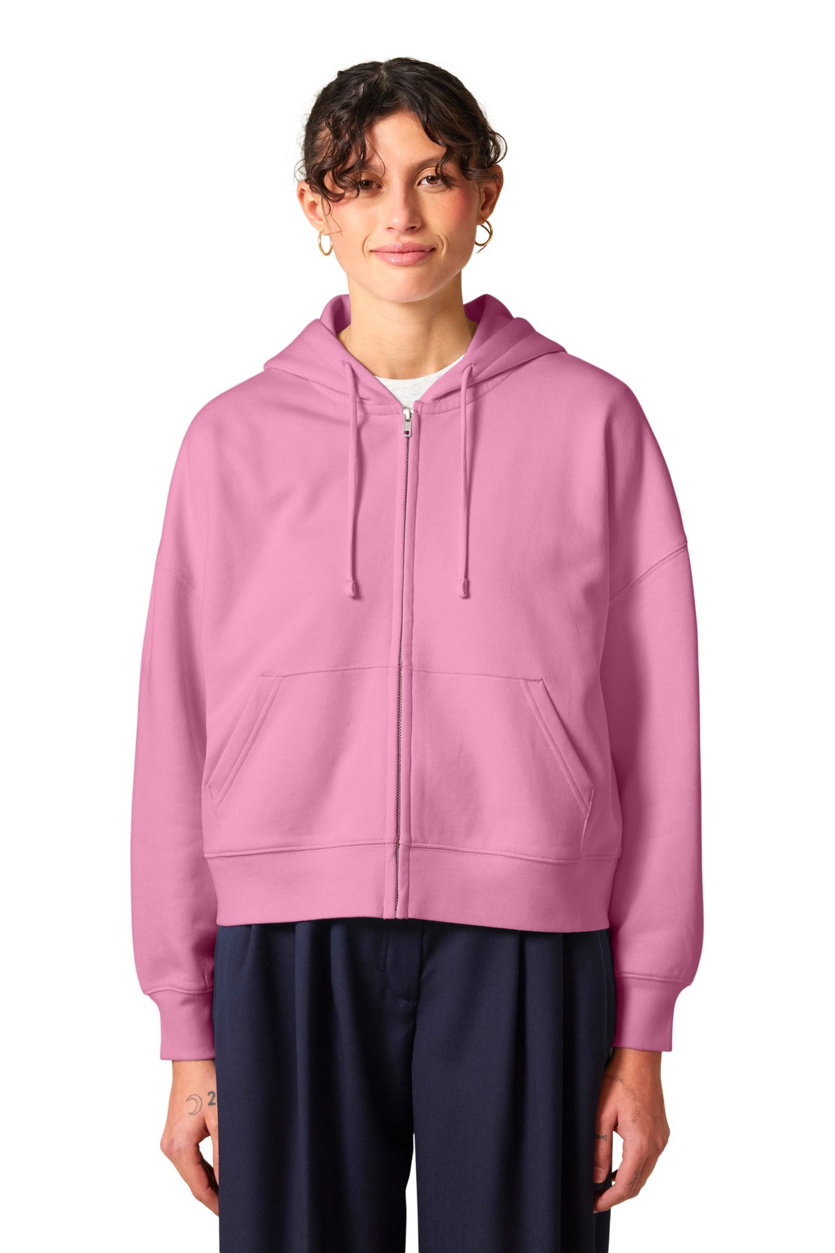 Custom Decorated - Stanley/Stella Women's Stella Ida Full-Zip Hooded Sweatshirt SXW037