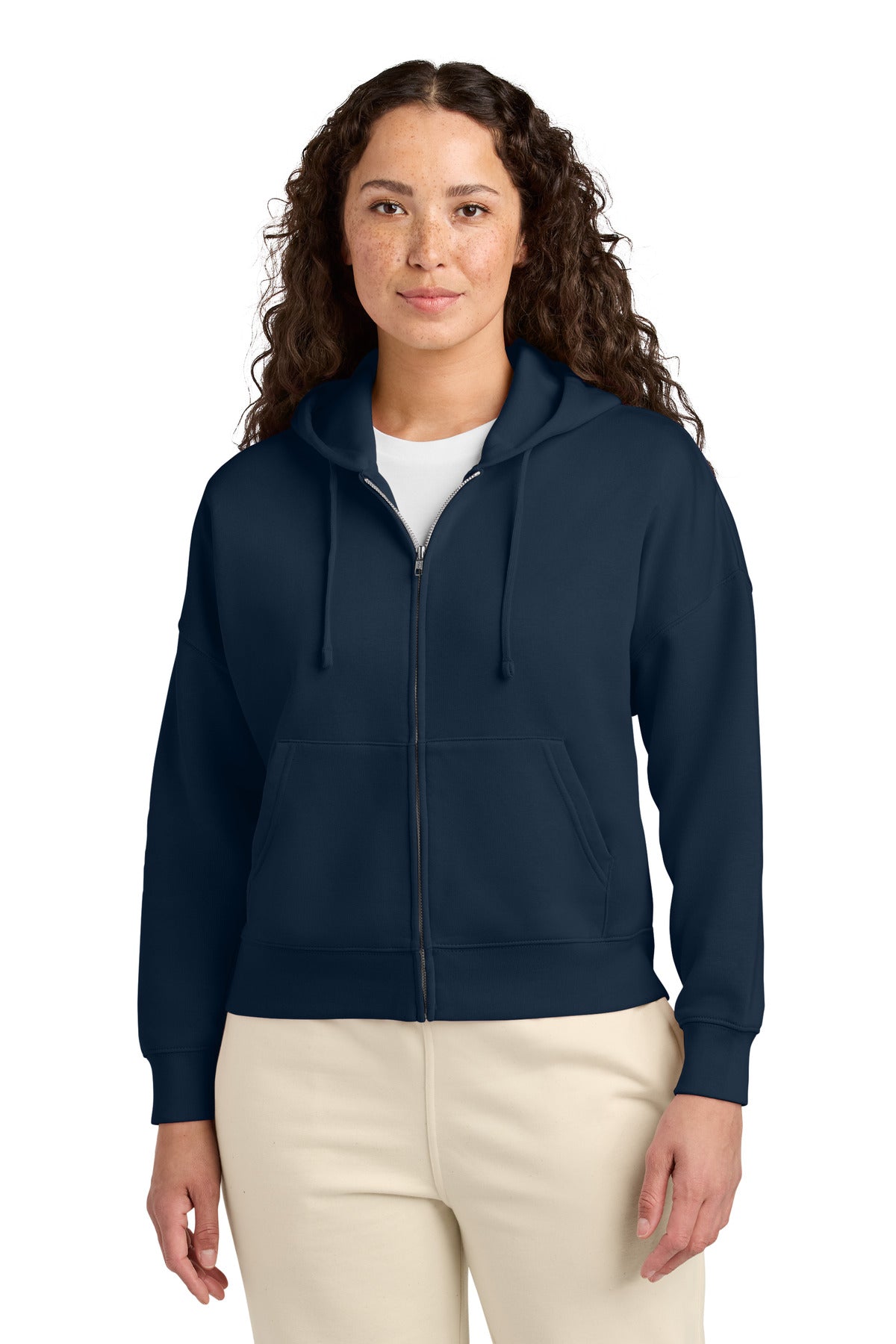 Custom Embroidery or DTF Print - Stanley/Stella ®  Women's Stella Ida Full-Zip Hooded Sweatshirt SXW037