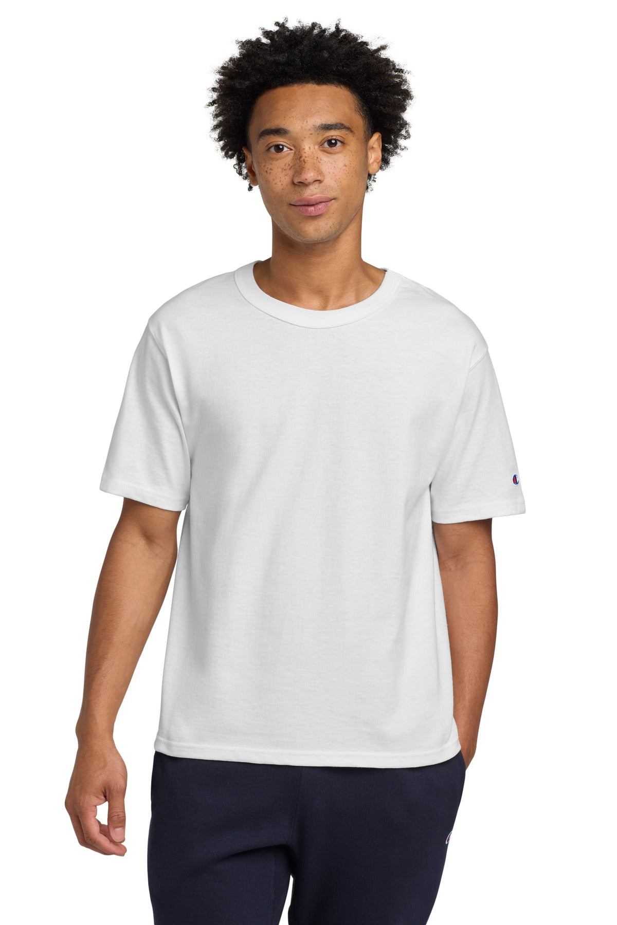Custom Embroidery or DTF Print - Champion  ®   Heritage 7-Oz. Jersey Tee T105