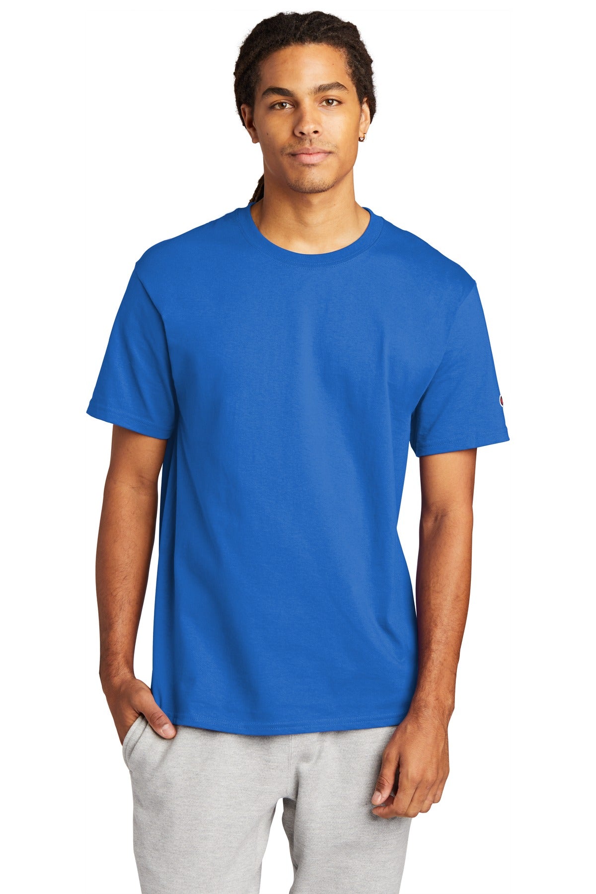 Custom Embroidery or DTF Print - Champion  ®   Heritage 6-Oz. Jersey Tee T425