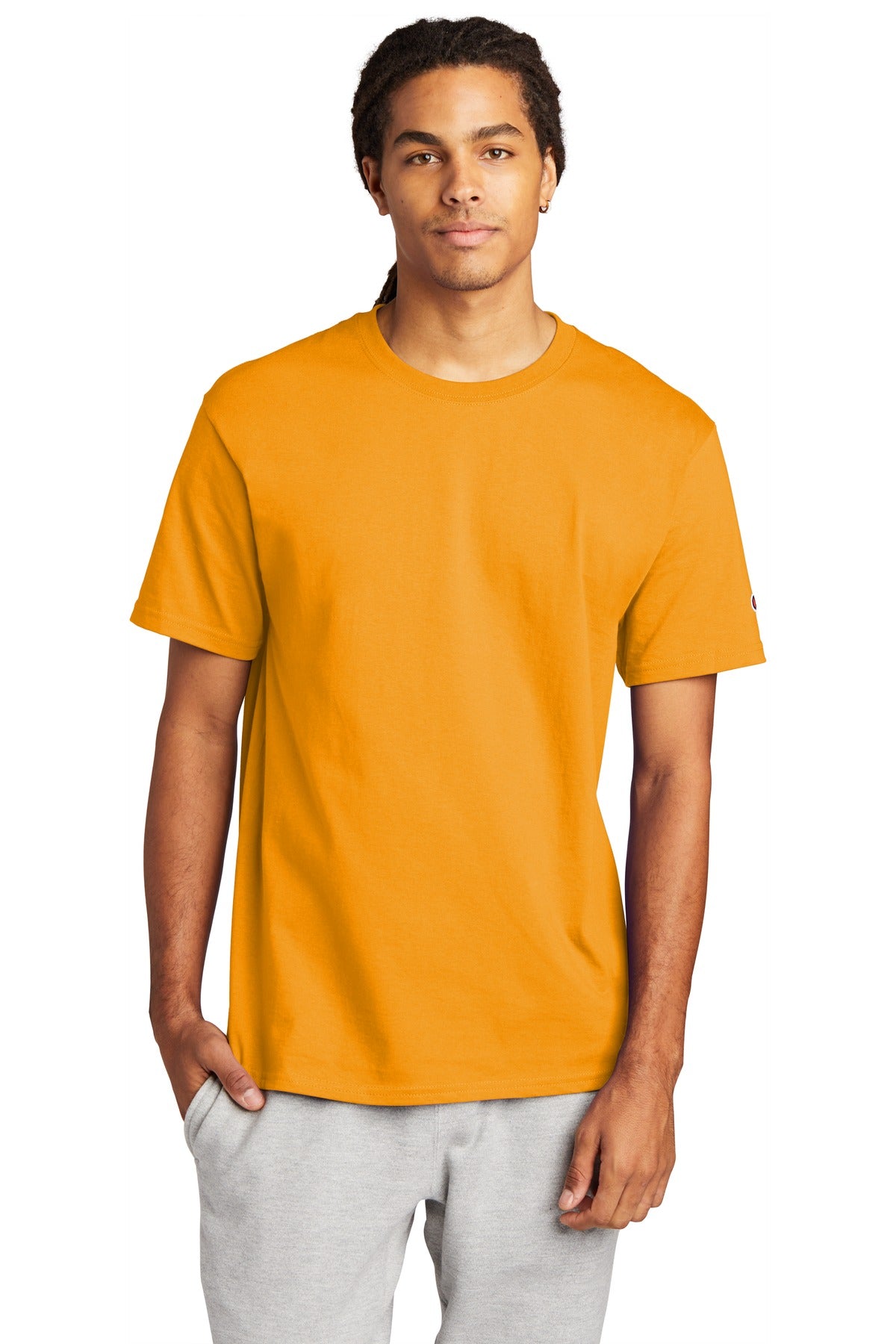 Custom Embroidery or DTF Print - Champion  ®   Heritage 6-Oz. Jersey Tee T425